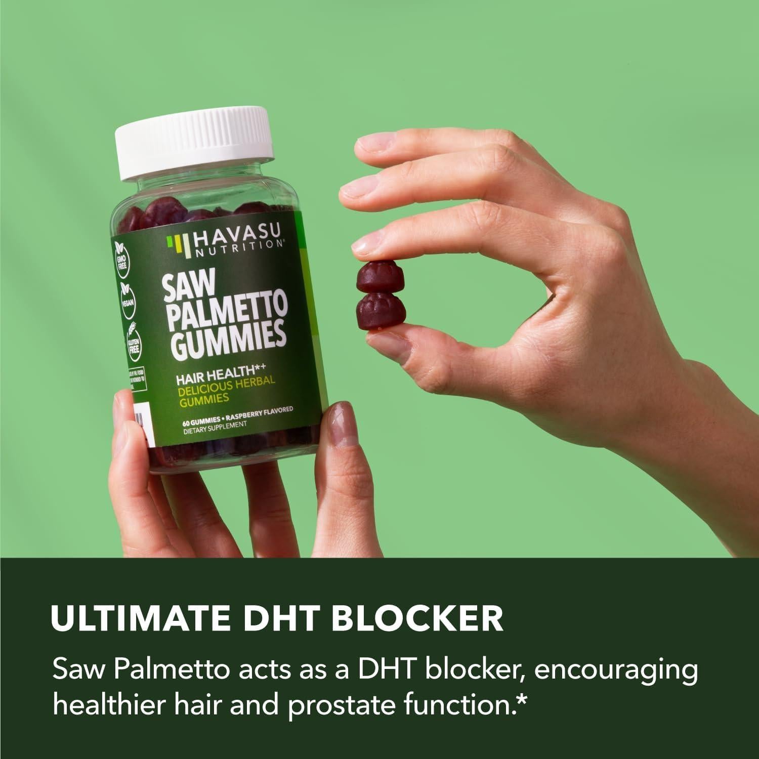 Gomitas de Saw Palmetto Havasu Nutrition - 60 Unidades - Veganas