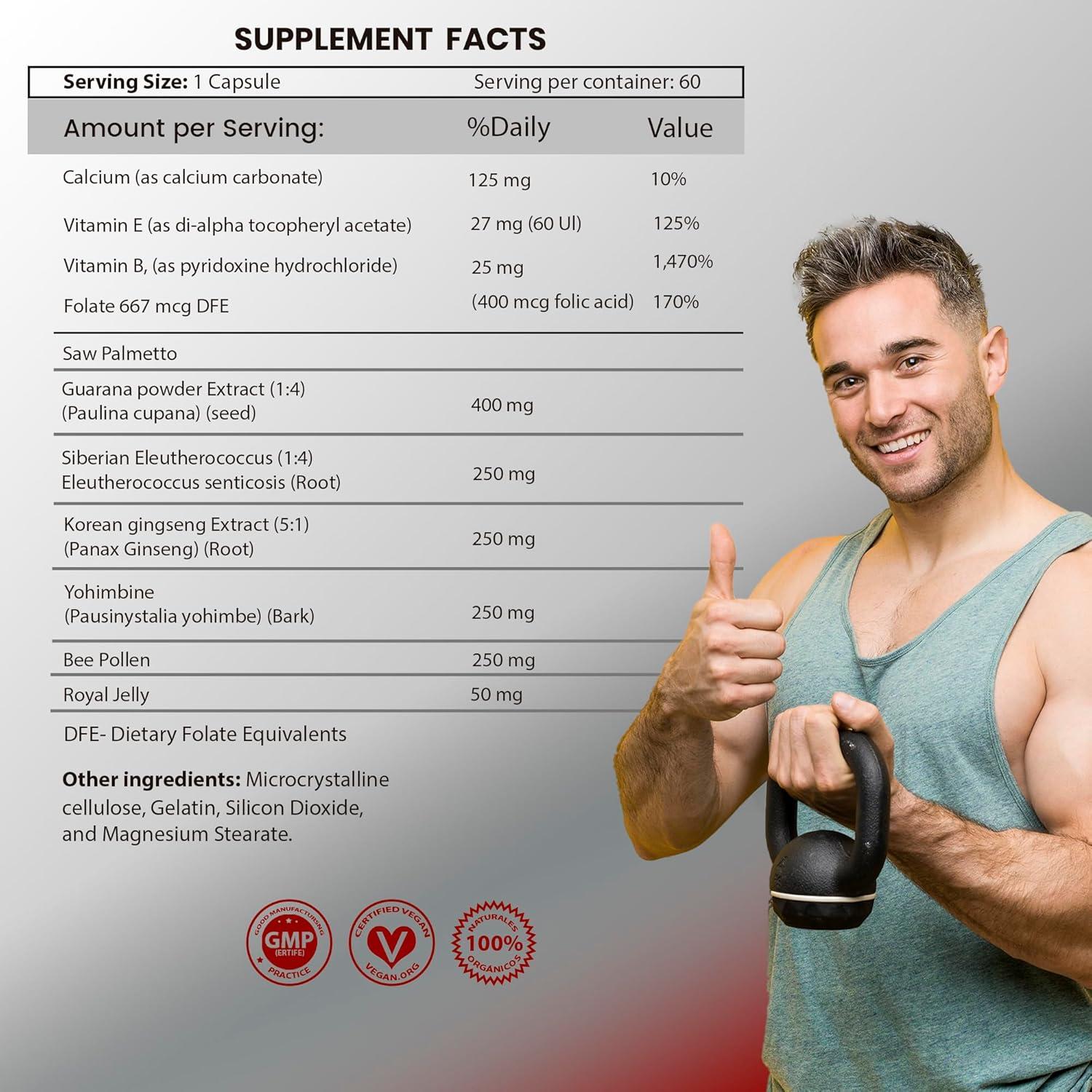 Vital Prost - Suplemento Natural para la Salud de la Próstata 60 Cápsulas