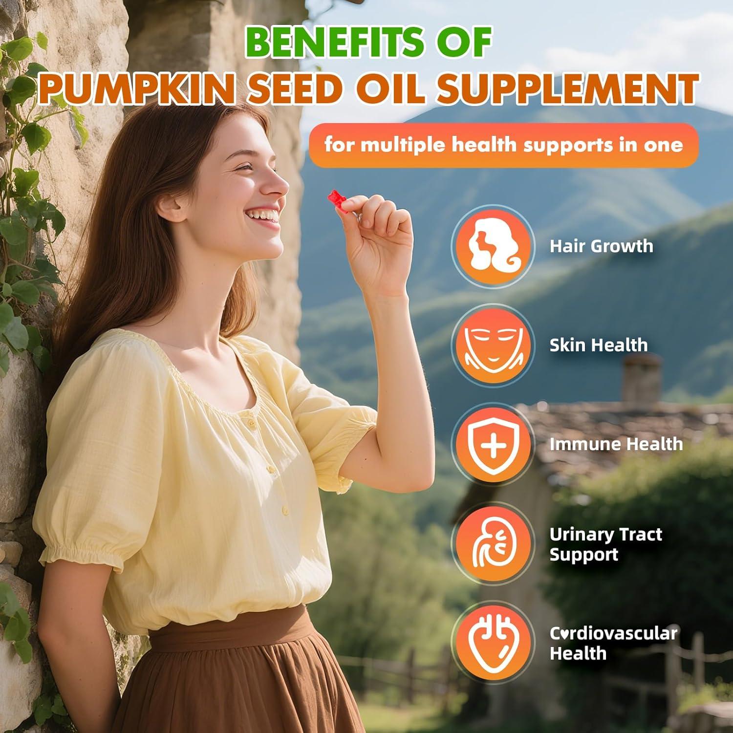 Gomitas de Aceite de Semilla de Calabaza GrnLife 60 Unidades