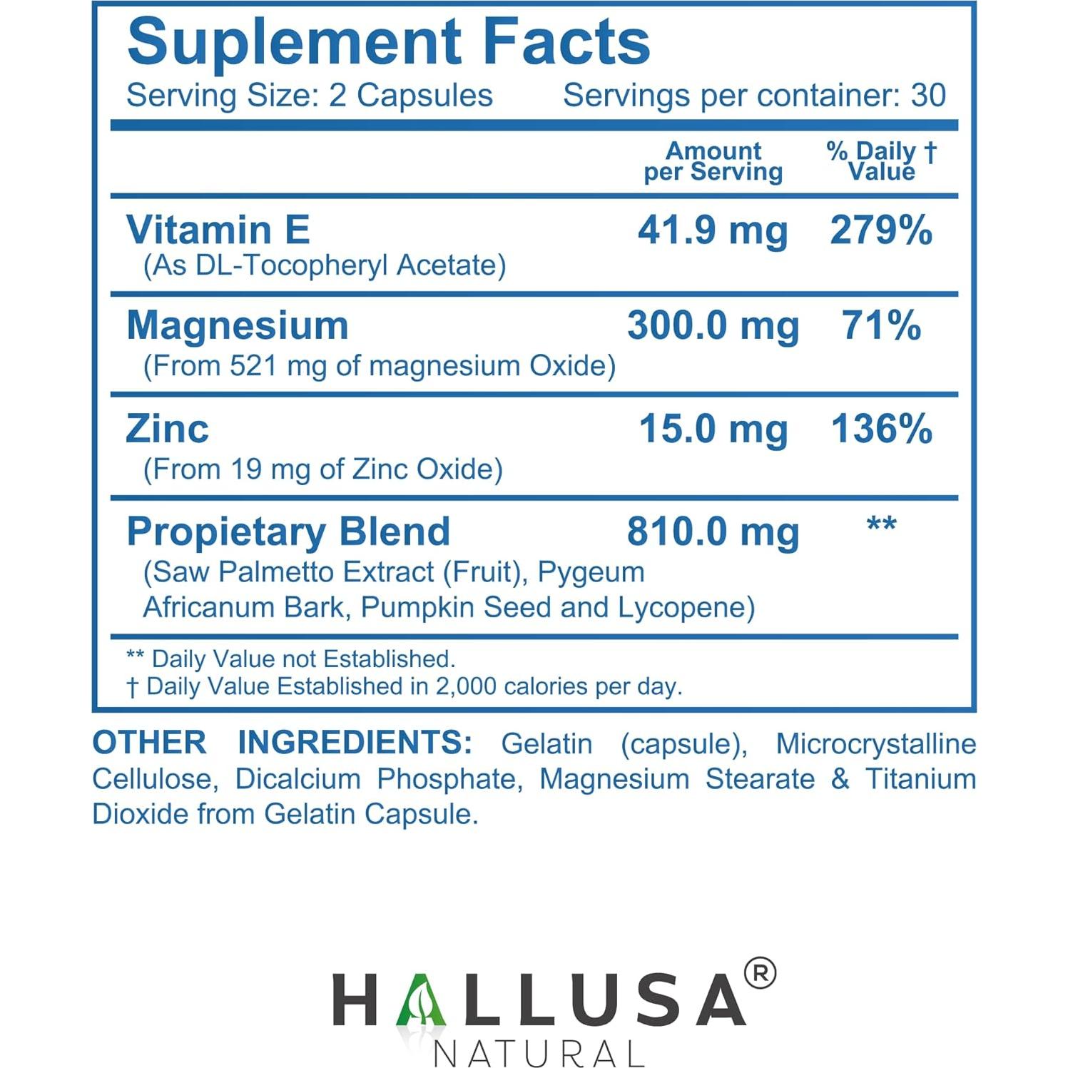 Suplemento Prostático Hallprost Ultra - 120 Cápsulas