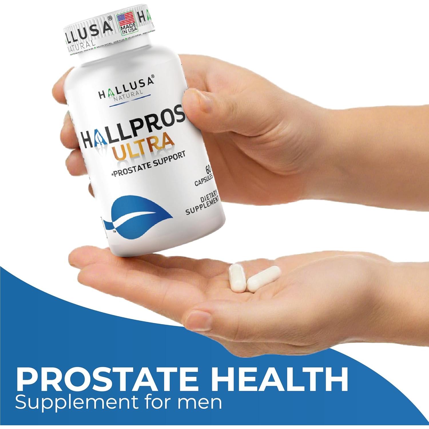 Suplemento Prostático Hallprost Ultra - 120 Cápsulas