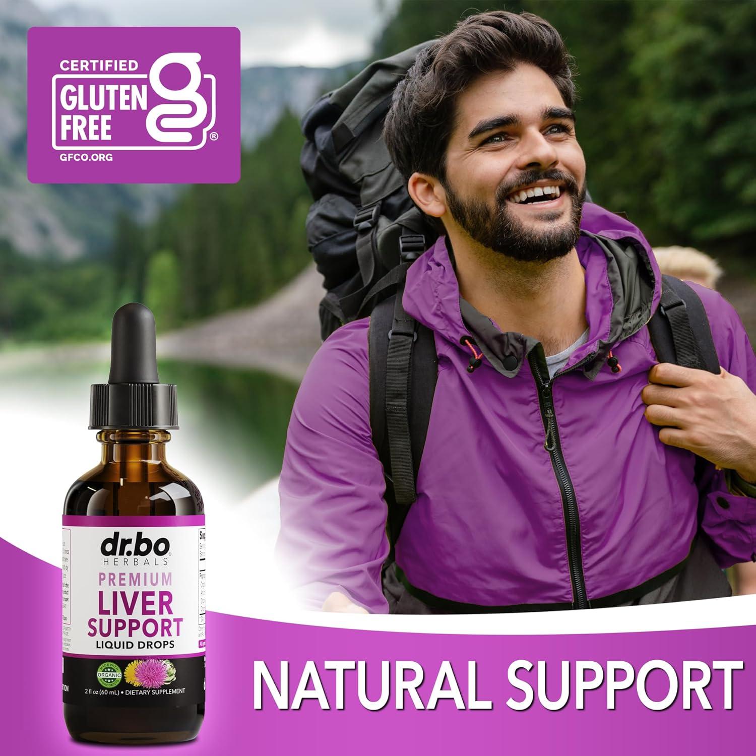 Suplemento Hepático Orgánico DR. BO 59.15ml - Gotas Desintoxicantes