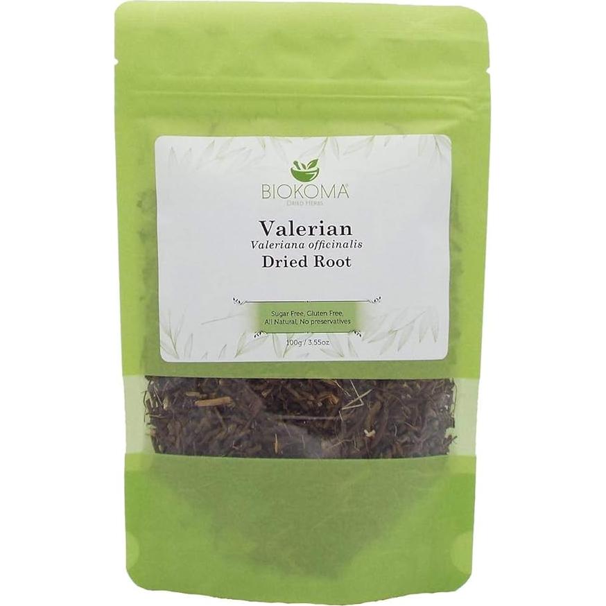Raíz de Valeriana Orgánica Biokoma 100g - Té de Hierbas Sin Aditivos