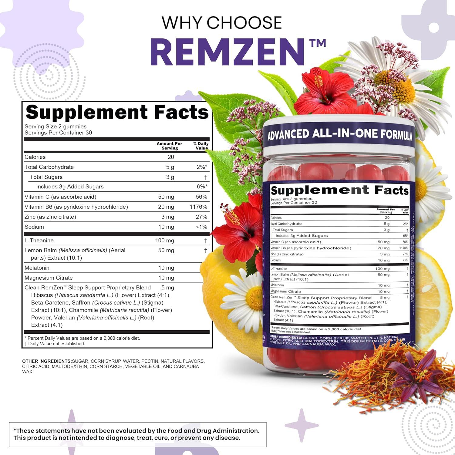 Gominolas Clean Nutra Melatonina 10mg Magnesio 60 Unidades