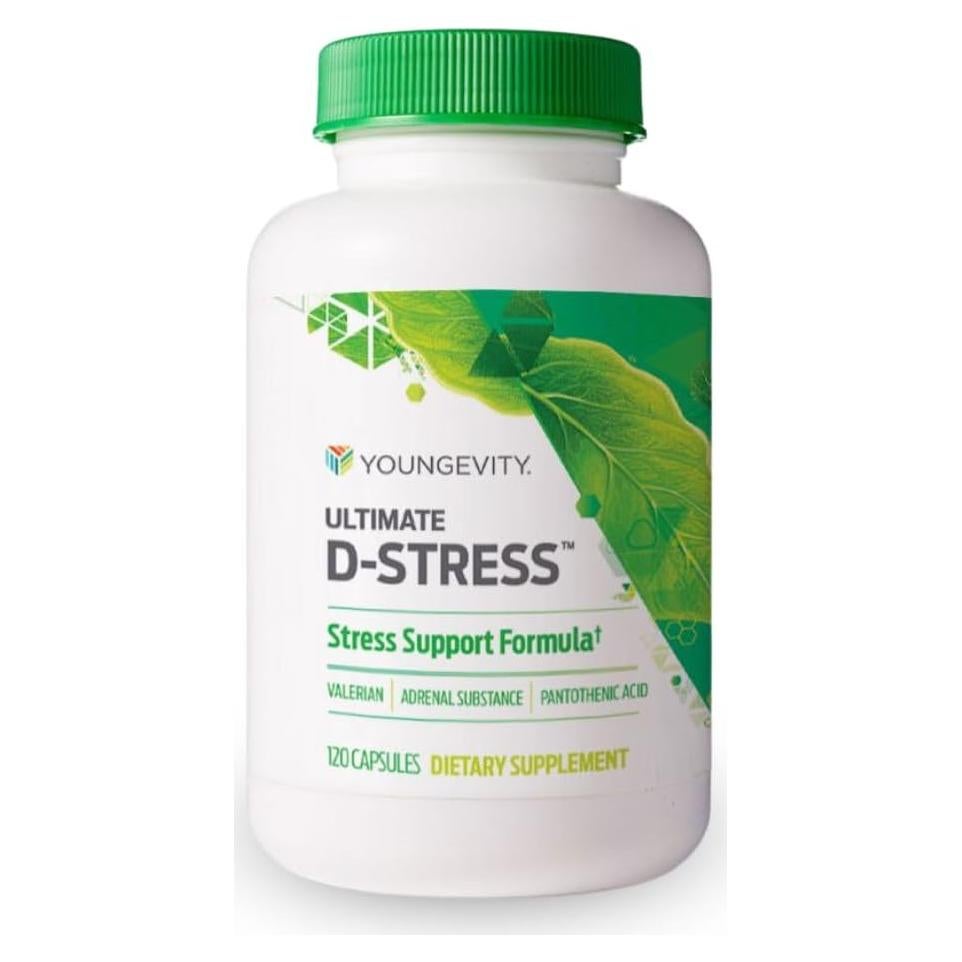 Suplemento Youngevity Ultimate D-Stress 120 Cápsulas - Alivio Estrés