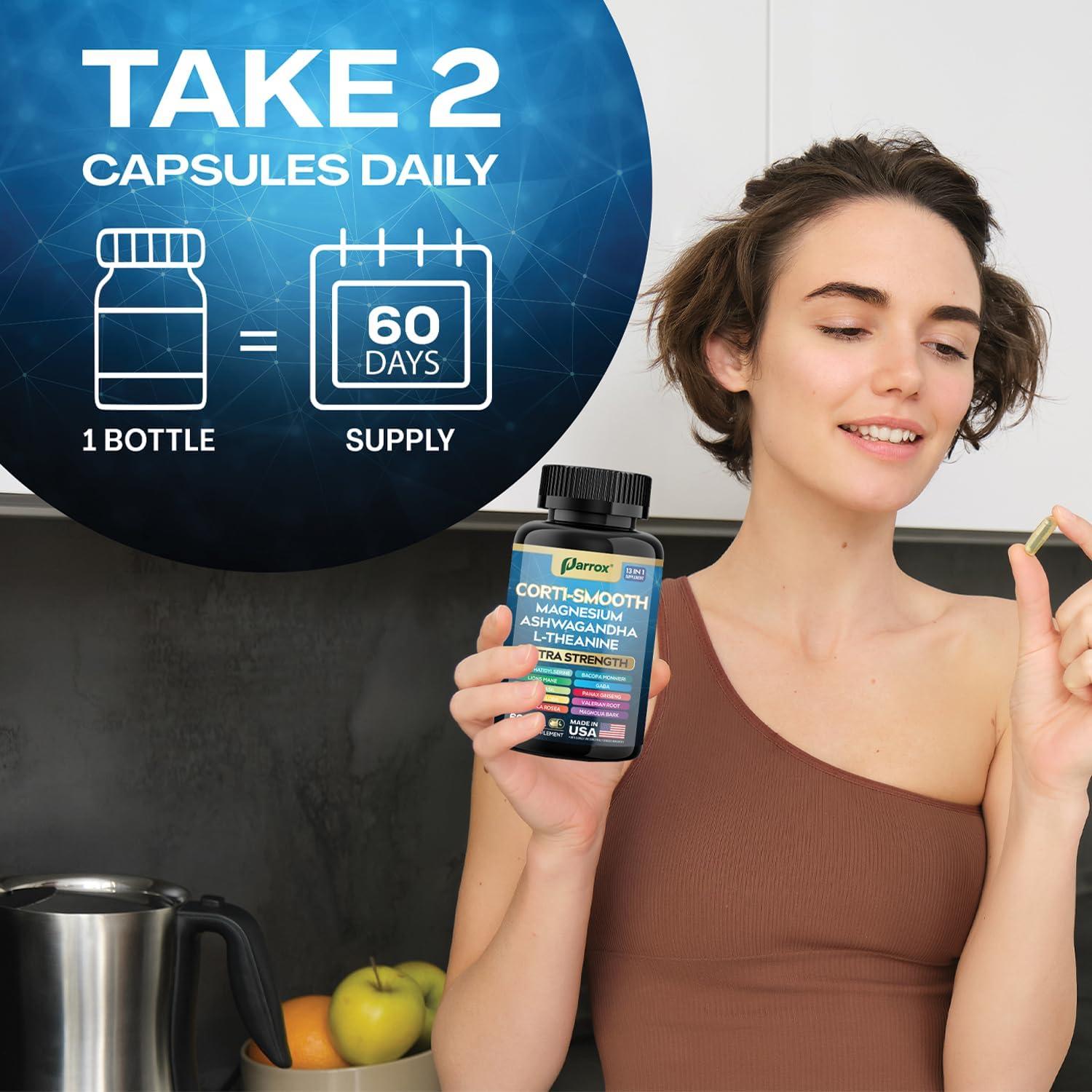 Suplemento Corti-Smooth Parrox 120 Cápsulas Bienestar Integral