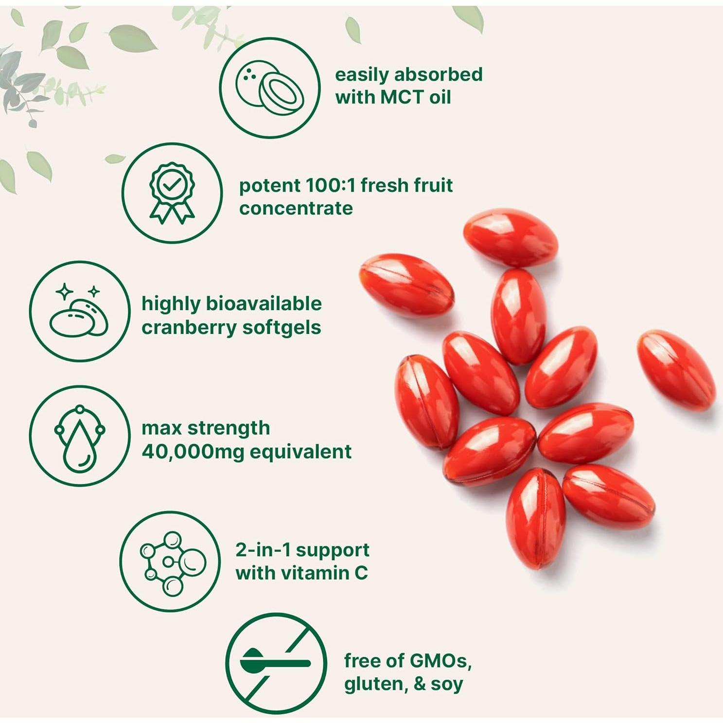 Suplemento de Arándano Micro Ingredients 300 Gelatinas 400mg