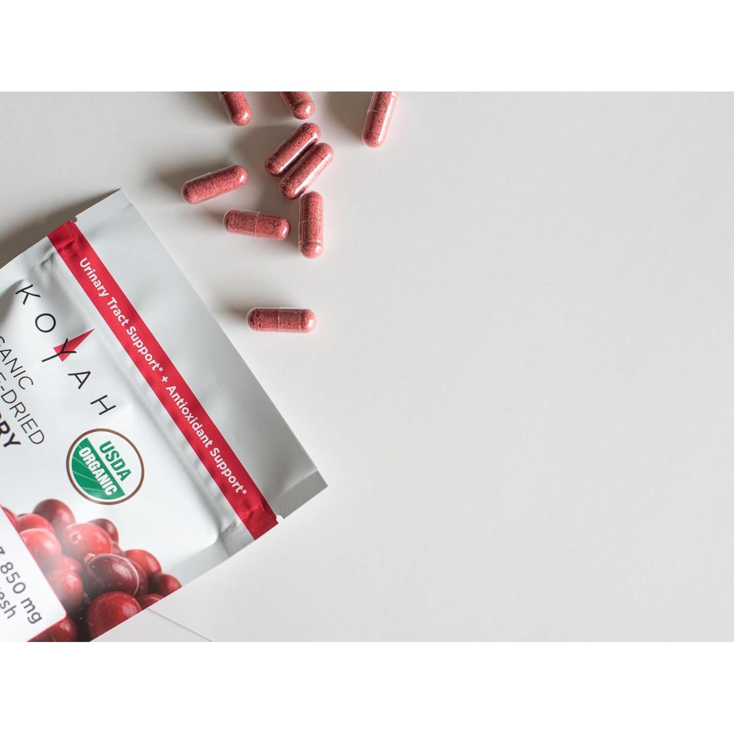 Cápsulas de Arándano Orgánico KOYAH 500 mg - 60 Unidades