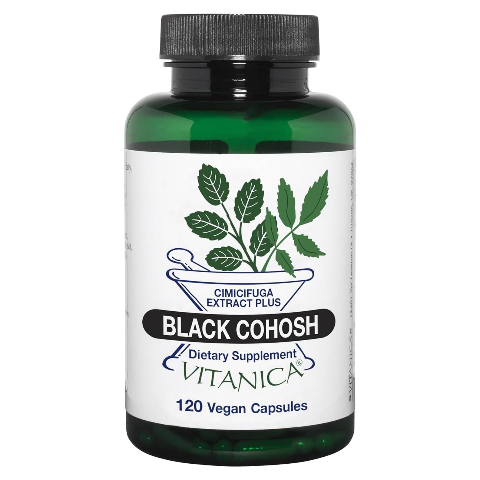 Cohosh Negro Vitanica 120 Cápsulas Veganas para Menopausia
