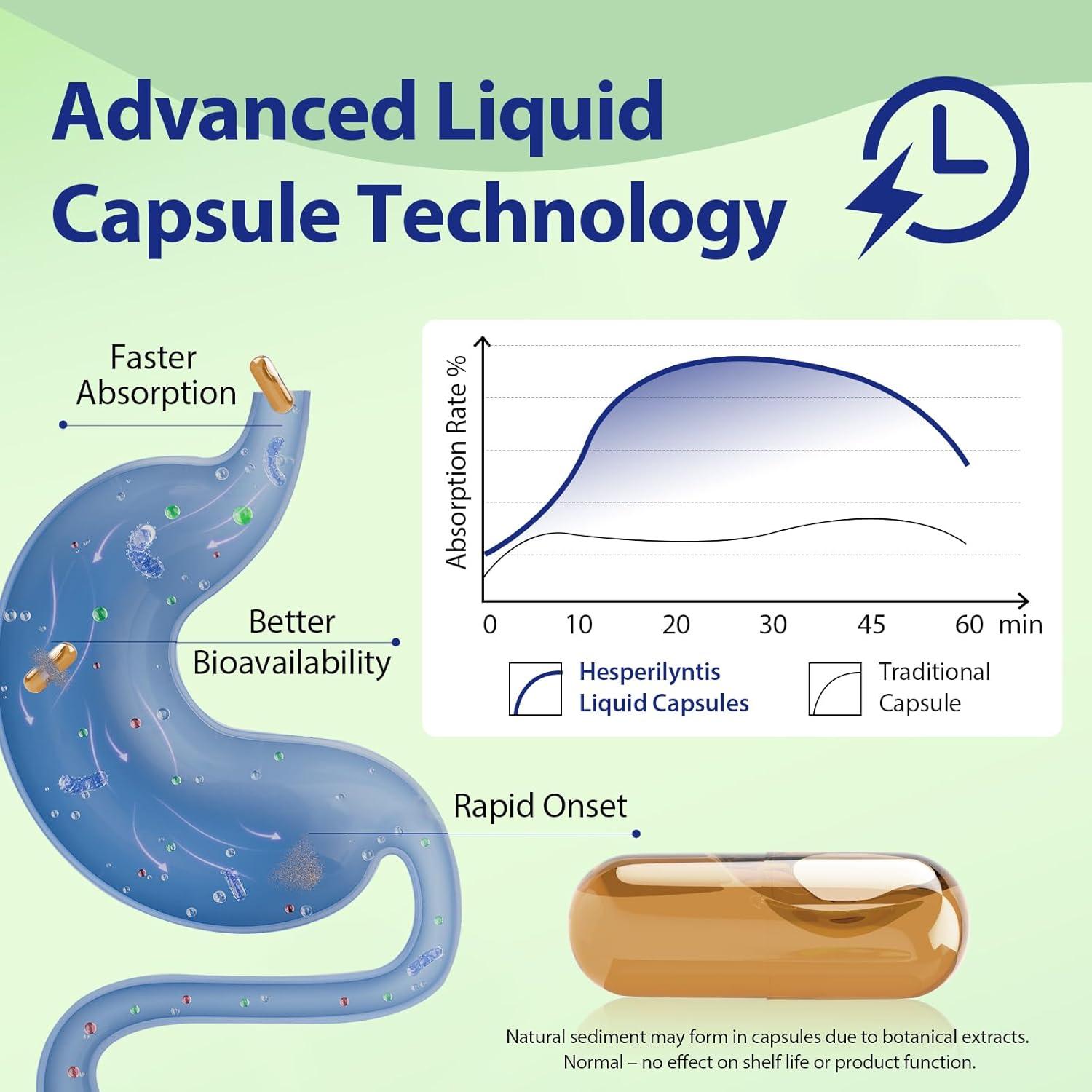 Suplemento de Raíz de Regaliz Hesperilyntis 60 Cápsulas Líquidas