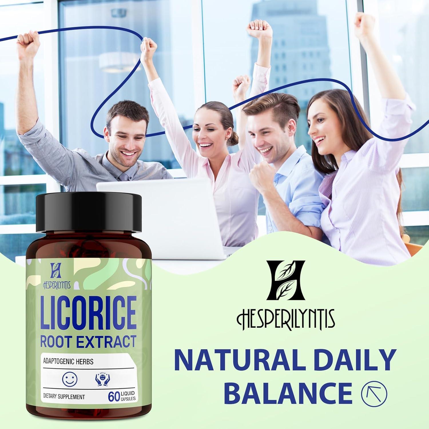 Suplemento de Raíz de Regaliz Hesperilyntis 60 Cápsulas Líquidas