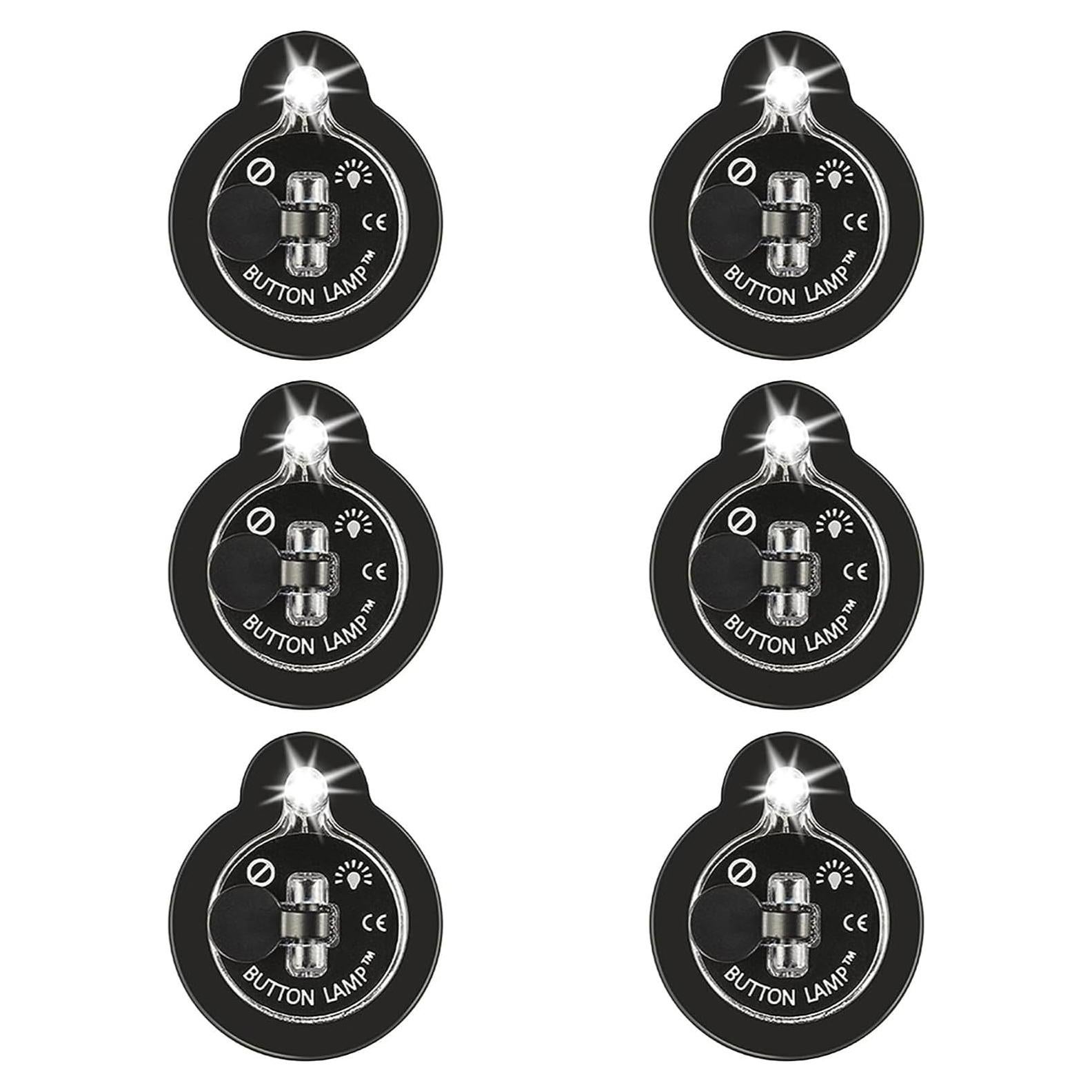 Paquete de 6 luces LED adhesivas Button LAMP Panther Vision