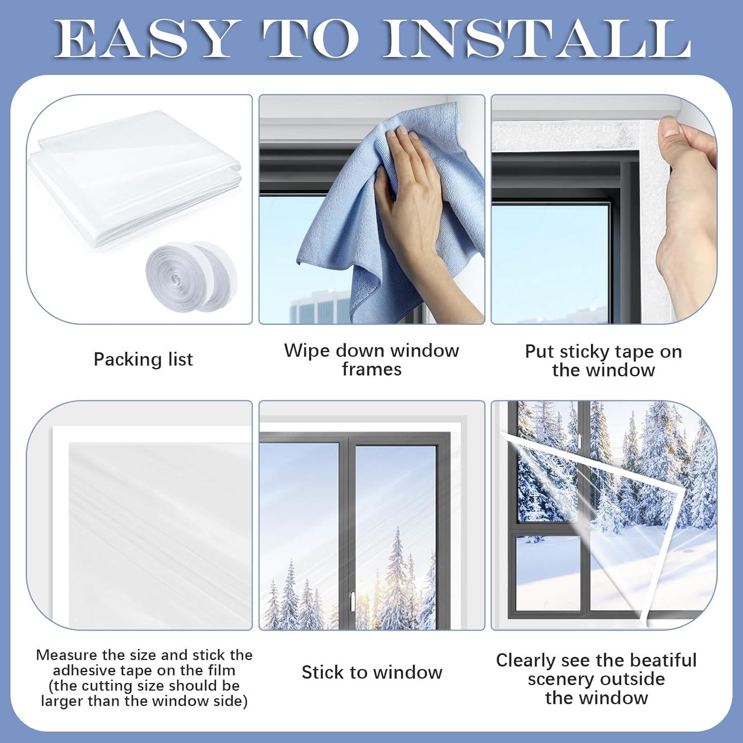 Kit Aislamiento Ventana EVA 47x63cm Yudlto - Reutilizable