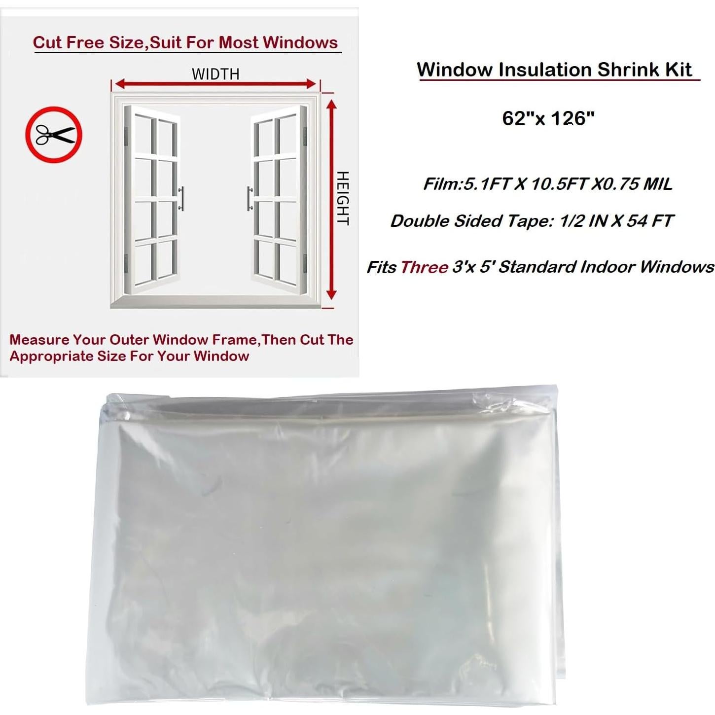 Kit Aislamiento Ventanas StarJungle 3 Ventanas 157x320 cm