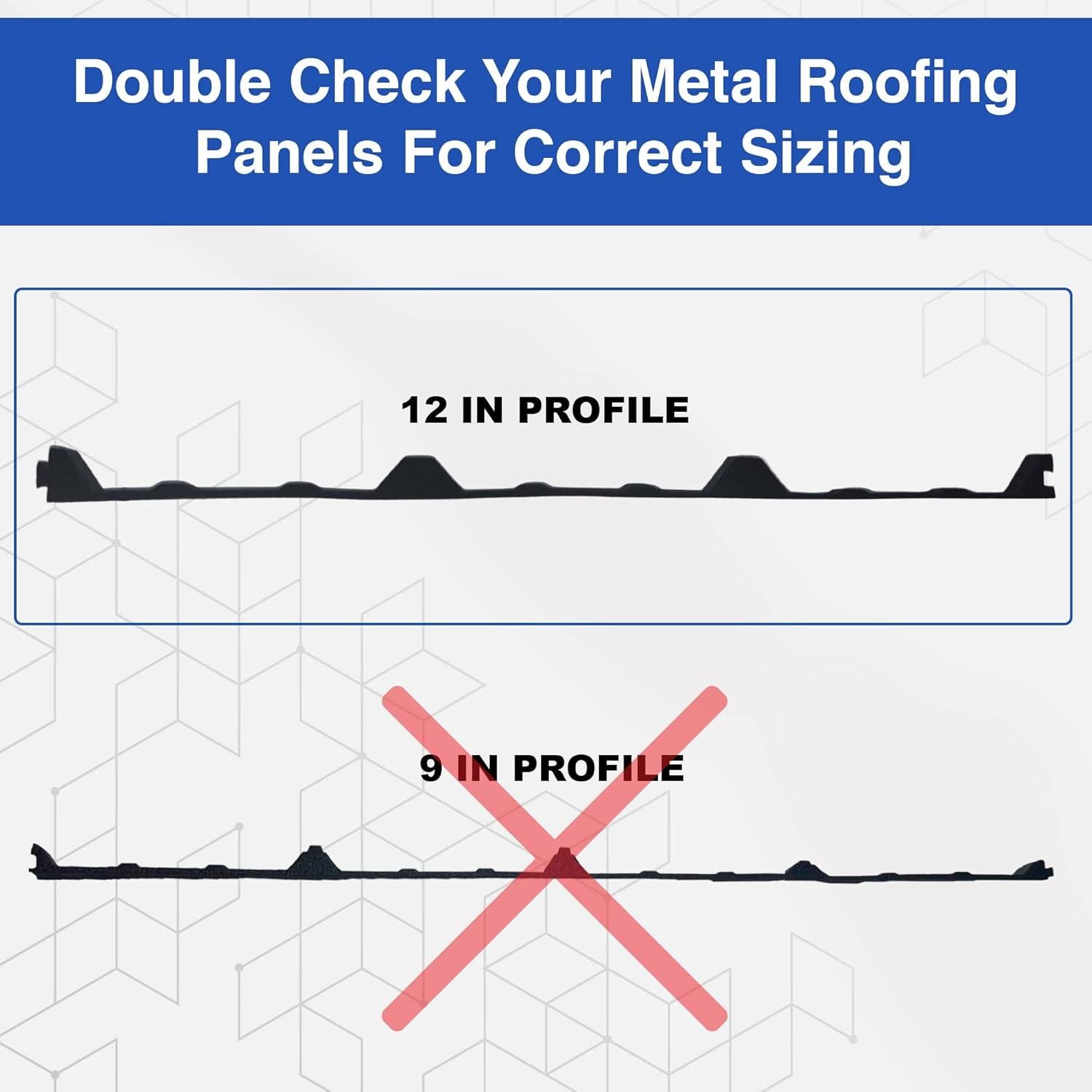 Tiras de Cierre de Espuma Duco R Panel 0.91m Aislamiento Negro