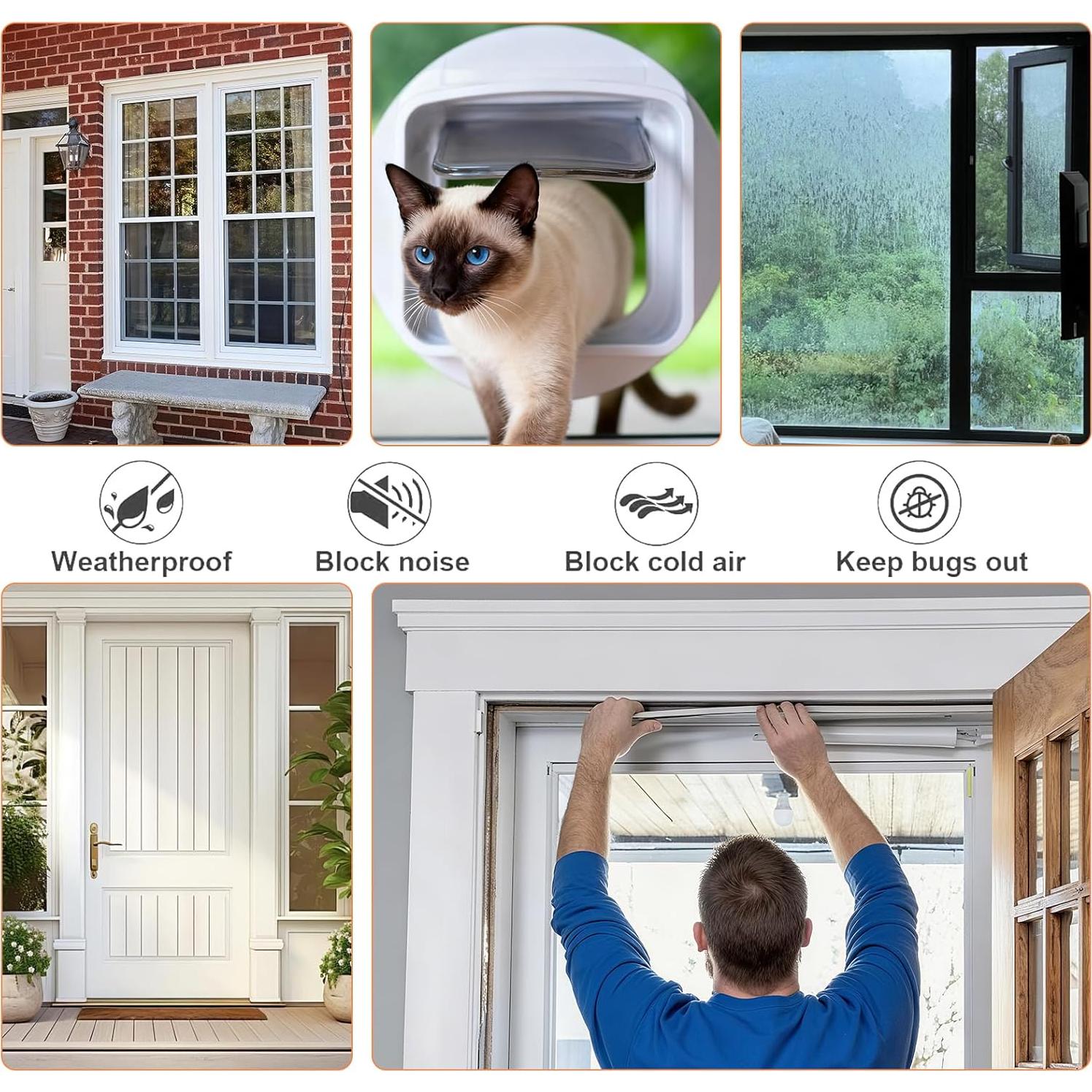 Cinta Selladora Autoadhesiva Tanshurong 10m Aislamiento Acústico