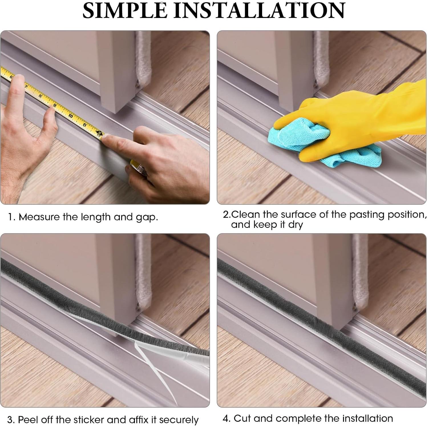 Cinta Selladora Autoadhesiva Tanshurong 10m Aislamiento Acústico