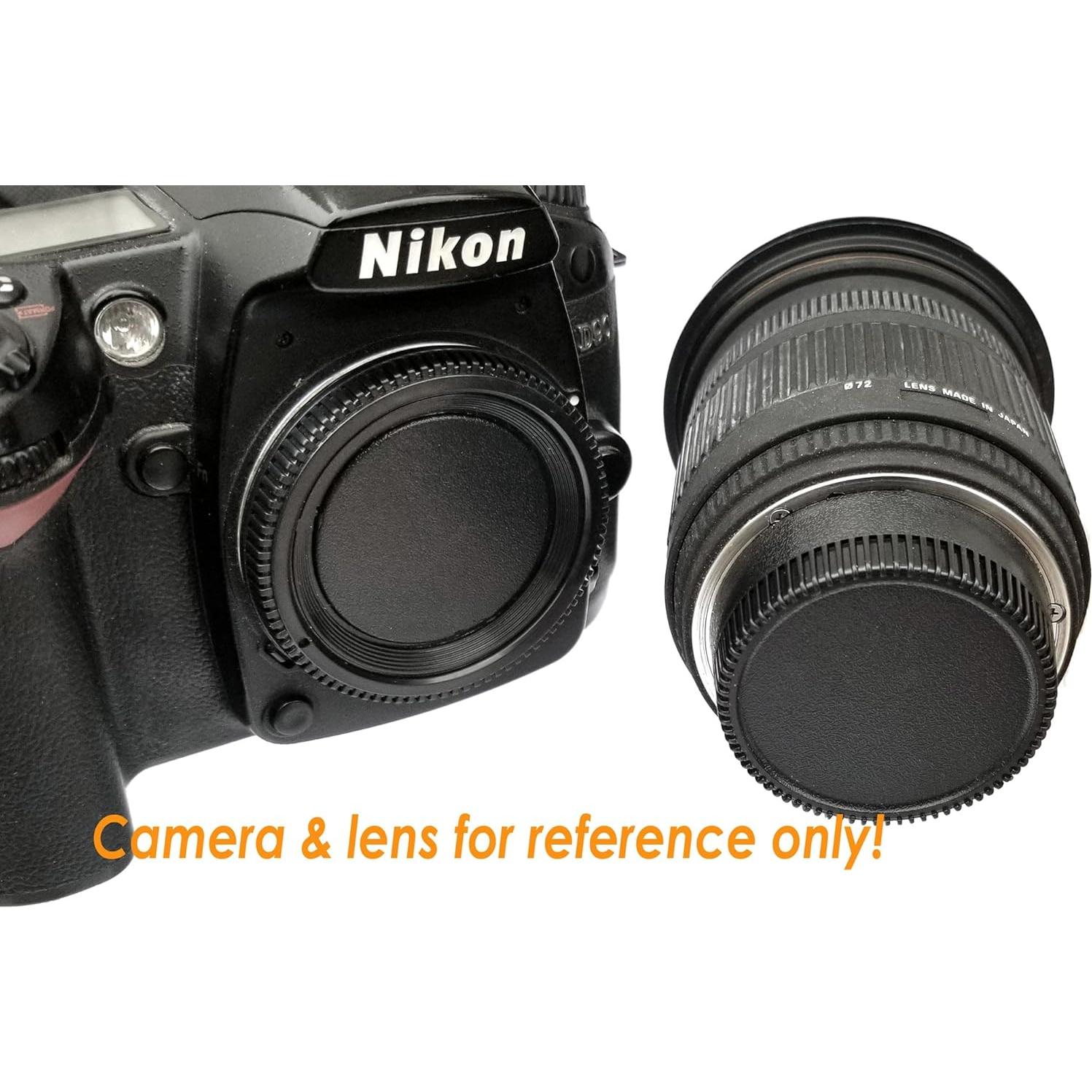 5 Pack Tapa Trasera de Lente Nikkor para Cámaras Nikon