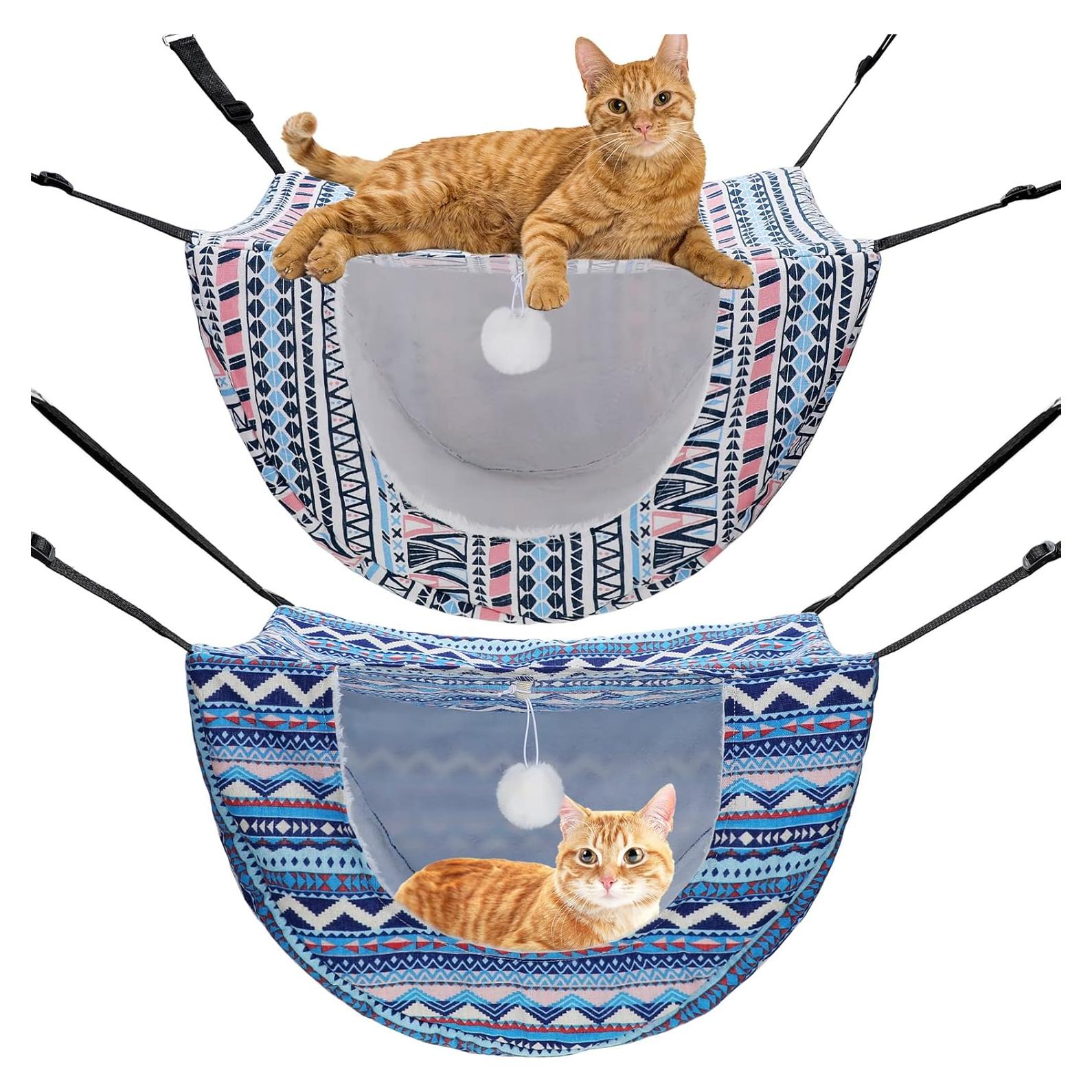Hamaca para Gato Unittype 2 Piezas Doble Capa Boho