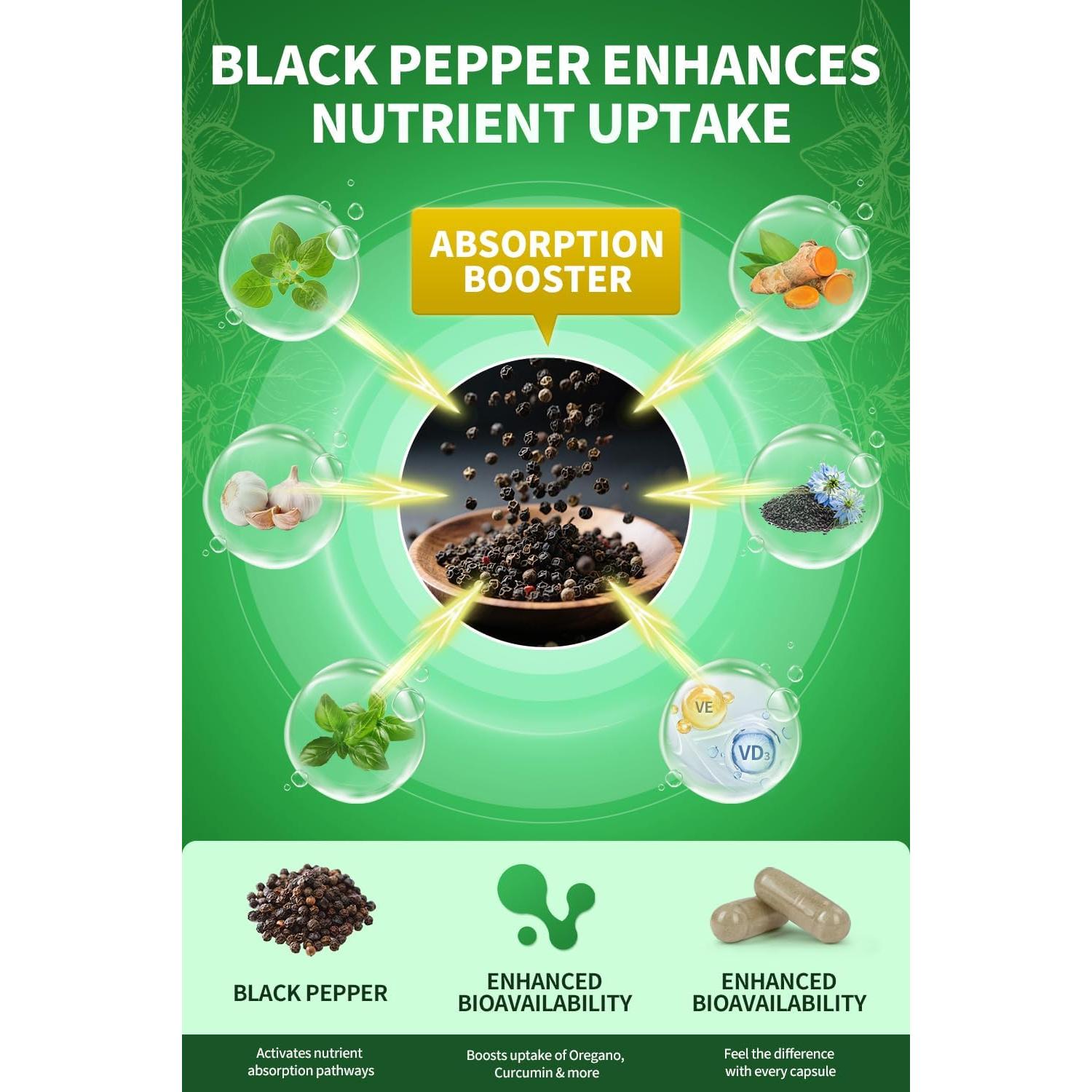 Cápsulas de Aceite de Orégano Orgánico Lukaree 60 Unidades