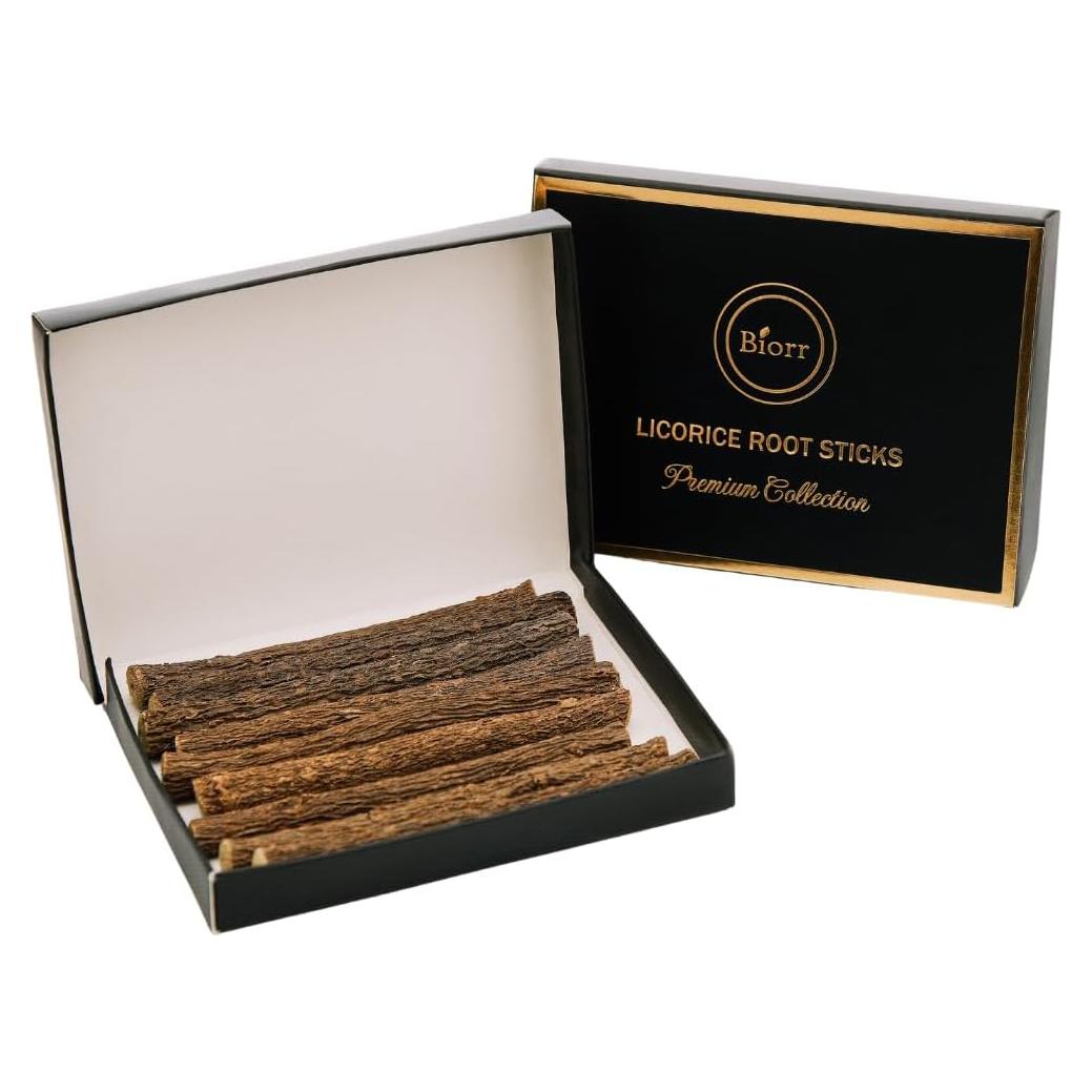 Palitos de Raíz de Regaliz BIORR 100% Natural - 10 pcs 10cm