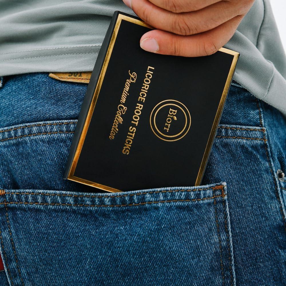 Palitos de Raíz de Regaliz BIORR 100% Natural - 10 pcs 10cm