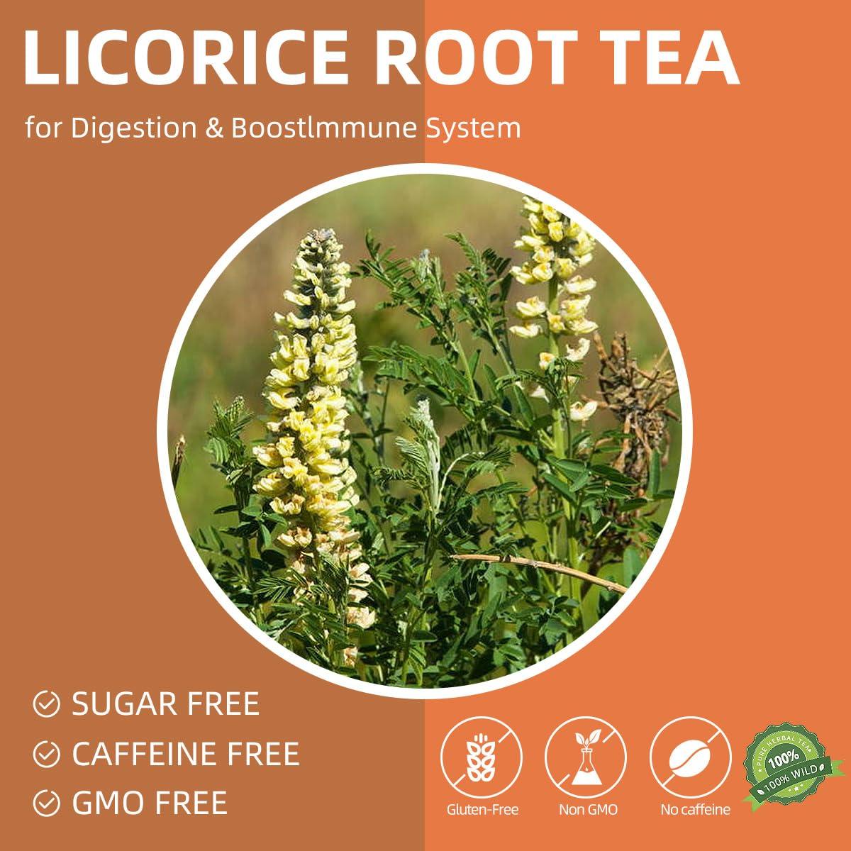 Té de raíz de regaliz ILGNIMZ 40 bolsas sin cafeína