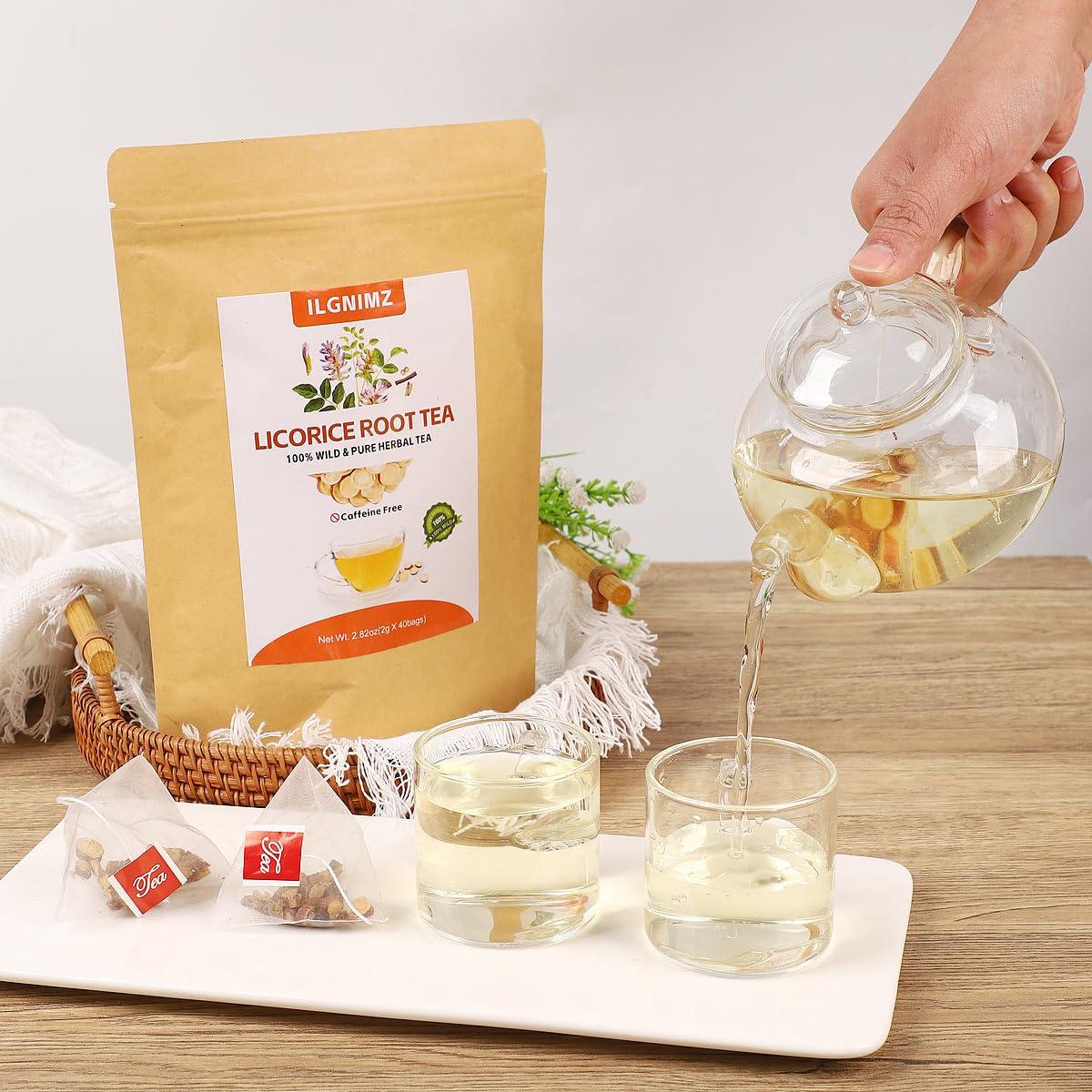 Té de raíz de regaliz ILGNIMZ 40 bolsas sin cafeína