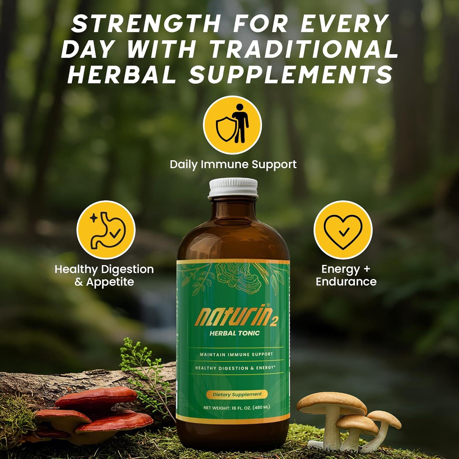 Bebida Tónica Herbal Greenland 473 ml - Apoyo Inmunológico