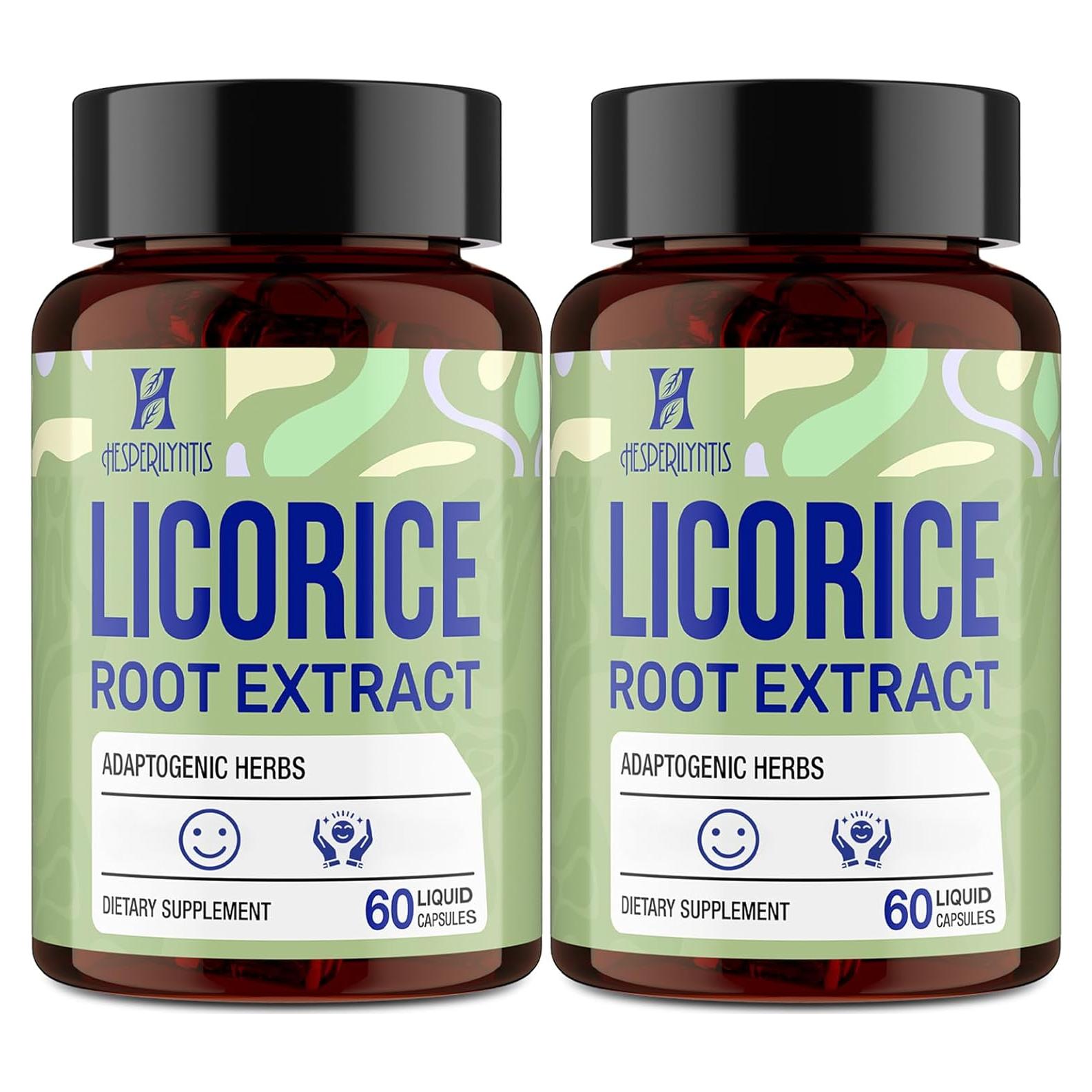 Suplemento de Raíz de Regaliz Hesperilyntis 120 Cápsulas Líquidas