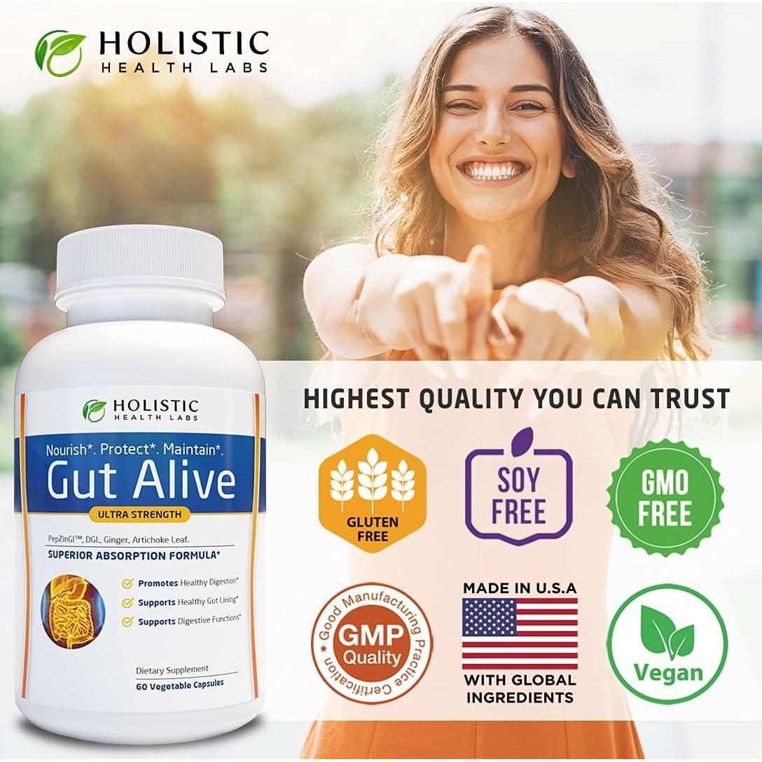 Suplemento Vegano Intestino y Riñones Wiseceutical 120 Cápsulas