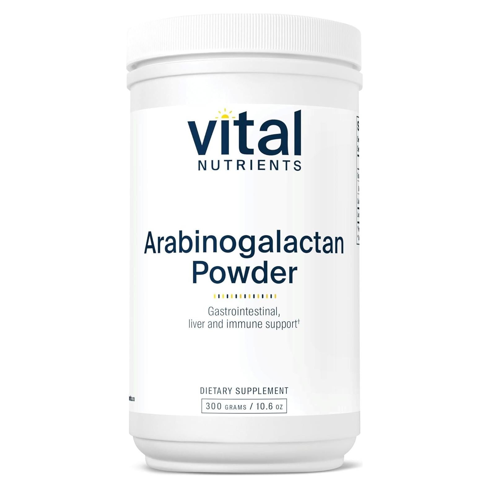 Polvo de Arabinogalactano Nutrientes Vitales 300g - Suplemento Vegano