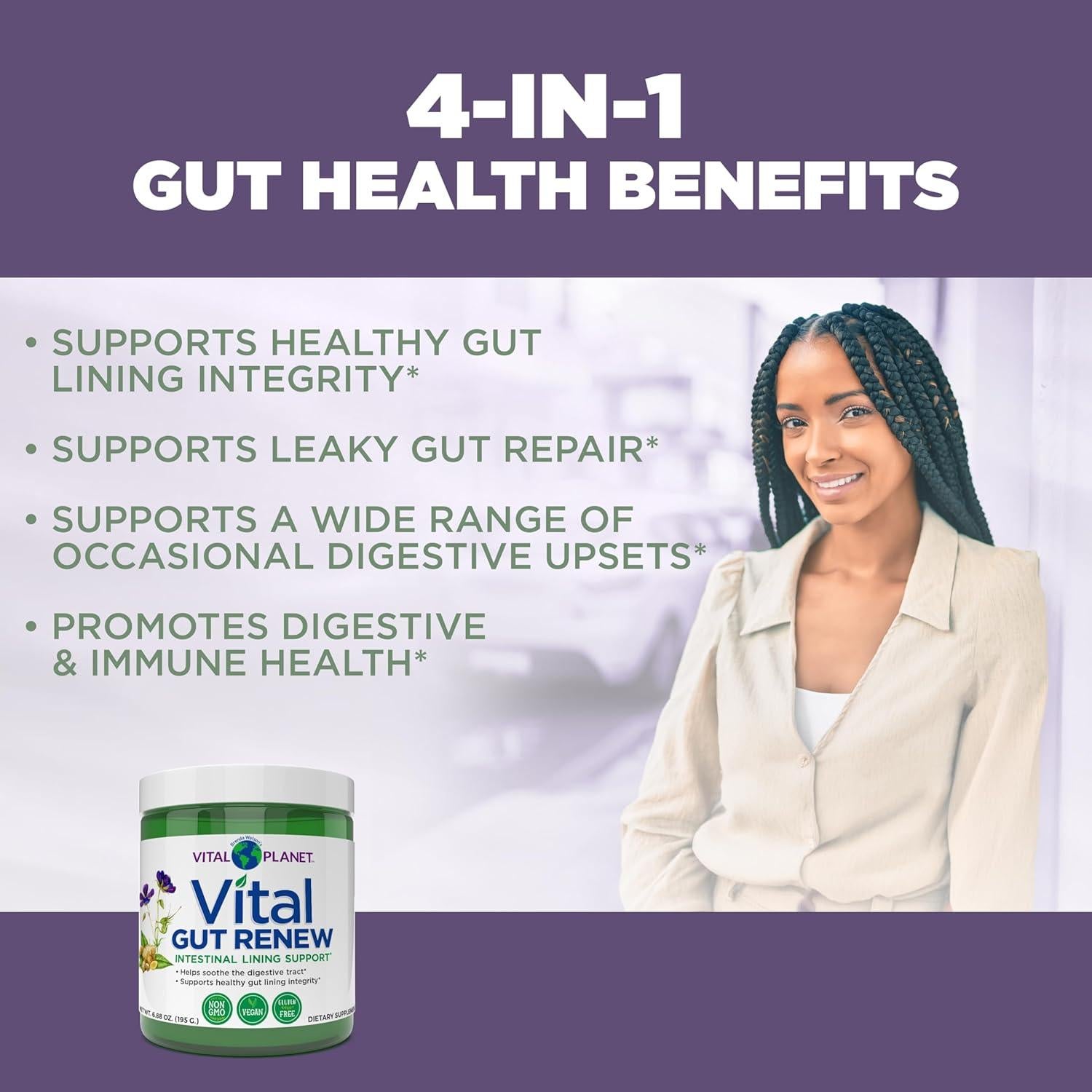 Vital Planet Vital Gut Renew 195g - Suplemento Intestinal