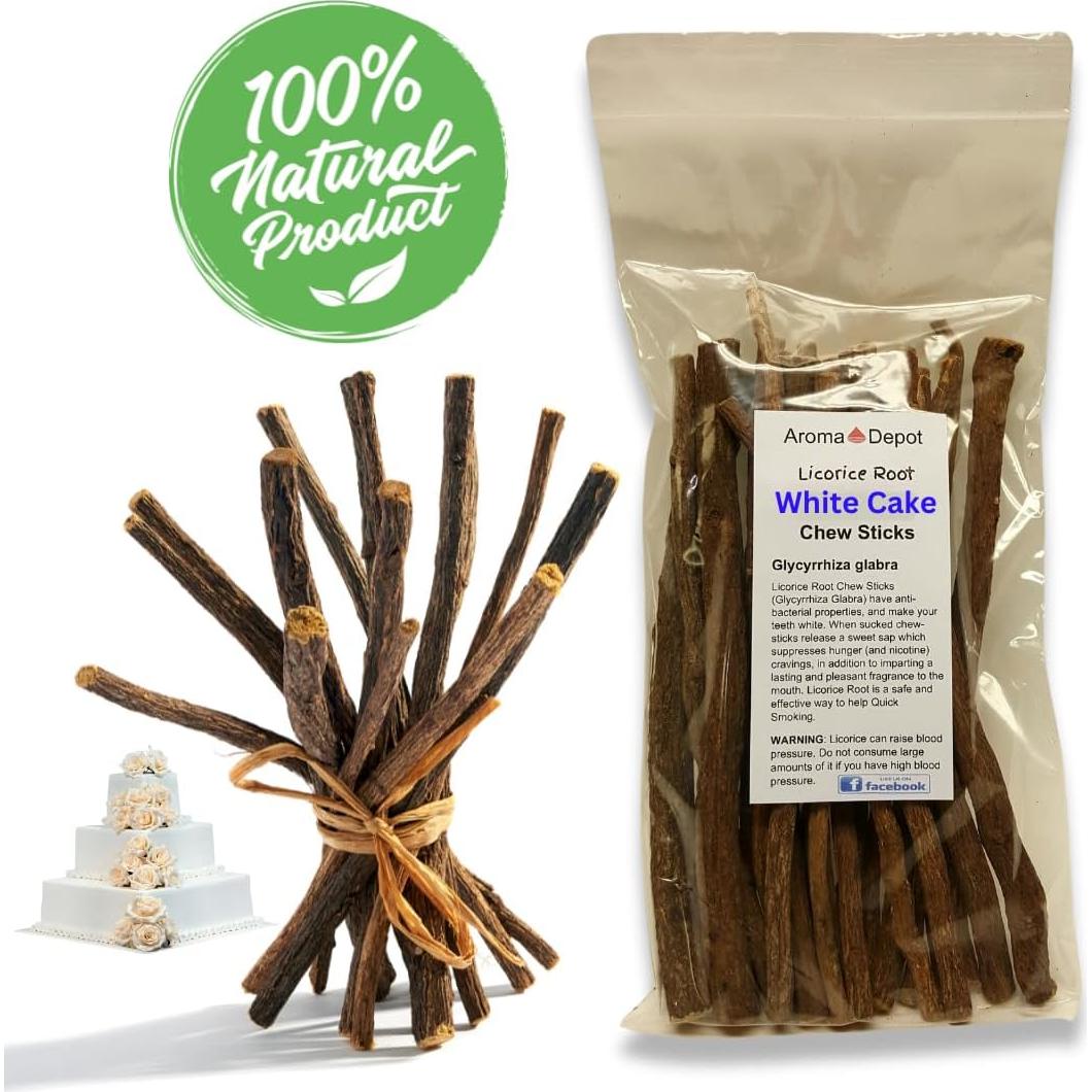 Palitos de Regaliz Aroma Depot Sabor Pastel Blanco 453 g