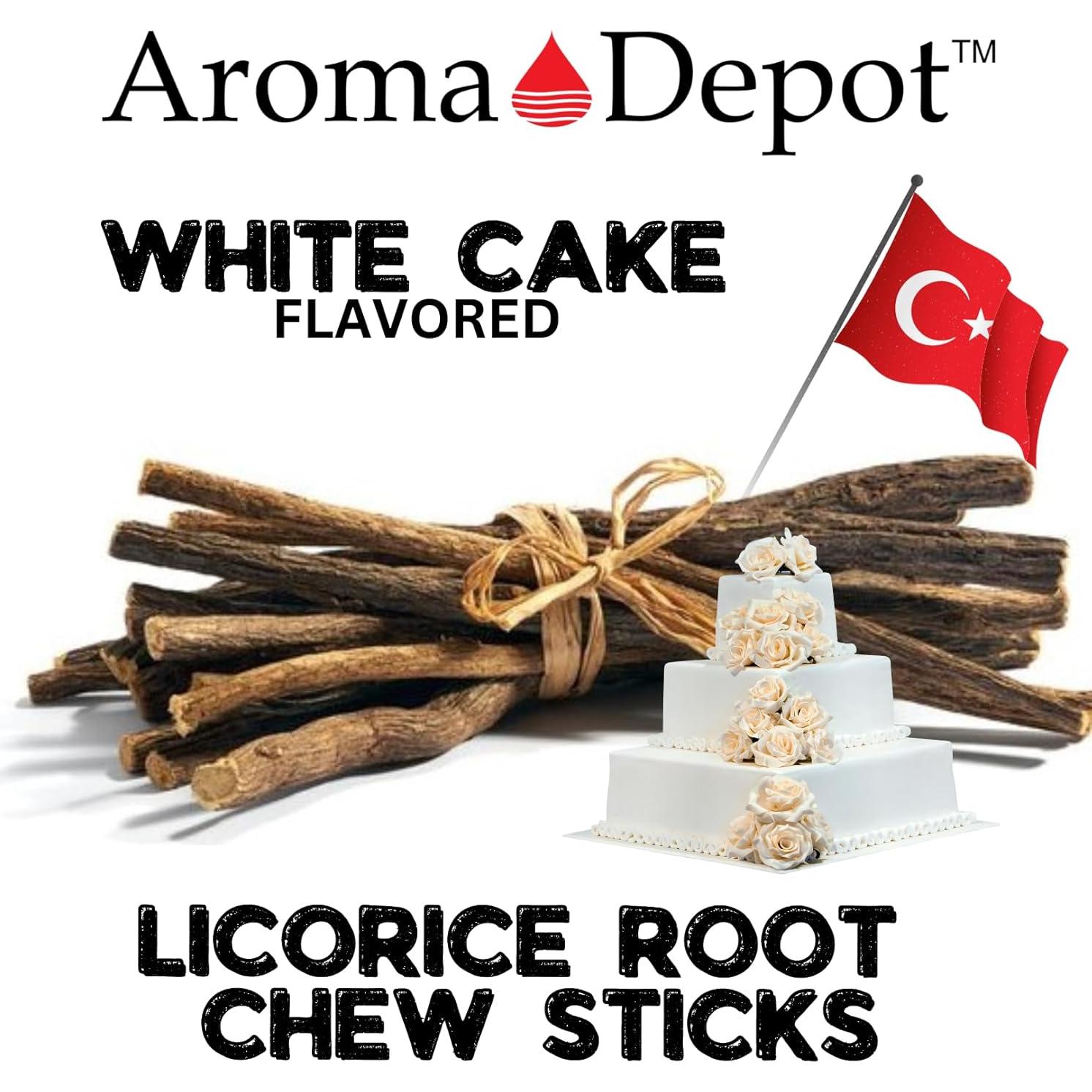 Palitos de Regaliz Aroma Depot Sabor Pastel Blanco 453 g