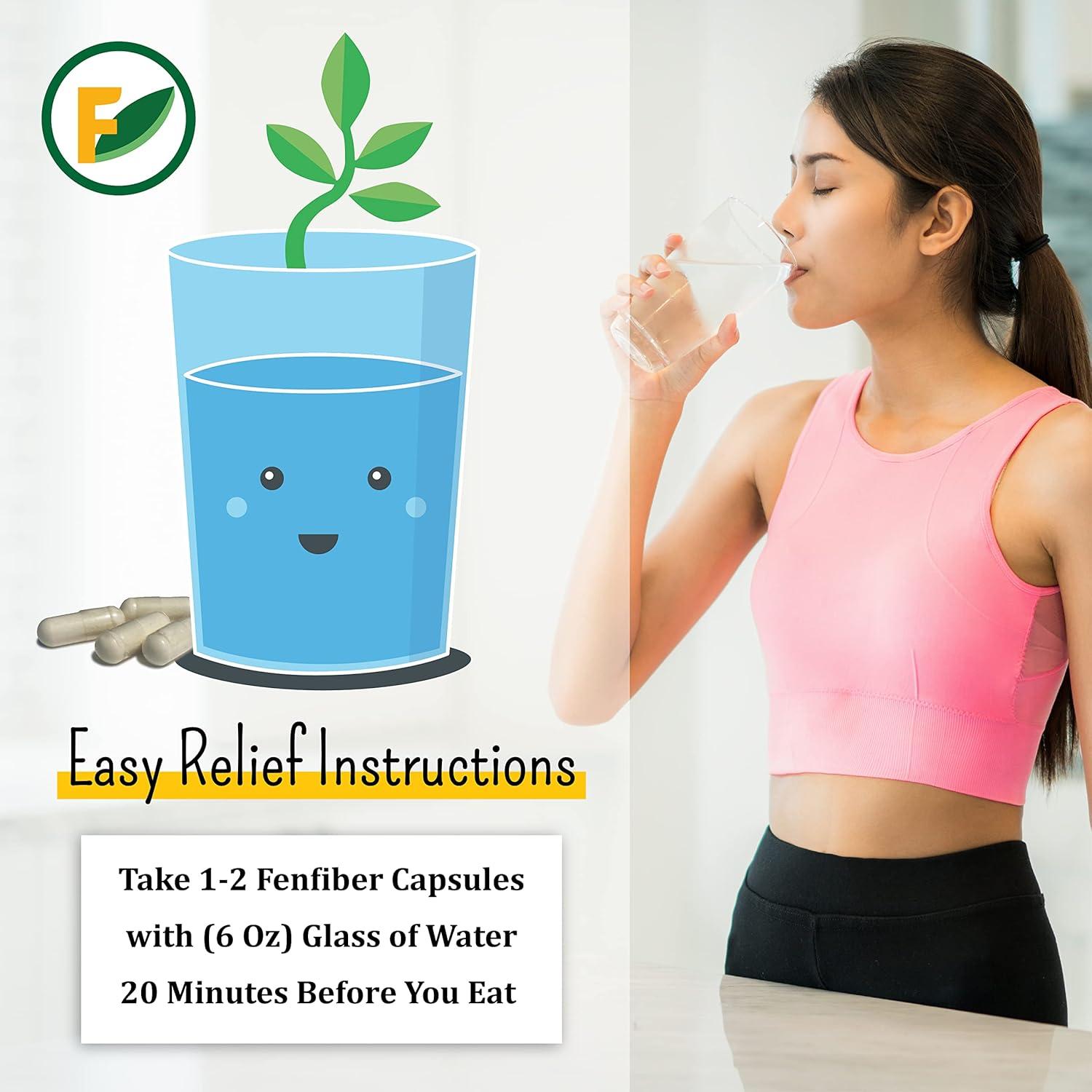 Suplemento de Fibra de Fenogreco Fenuwise 120 Cápsulas Vegano