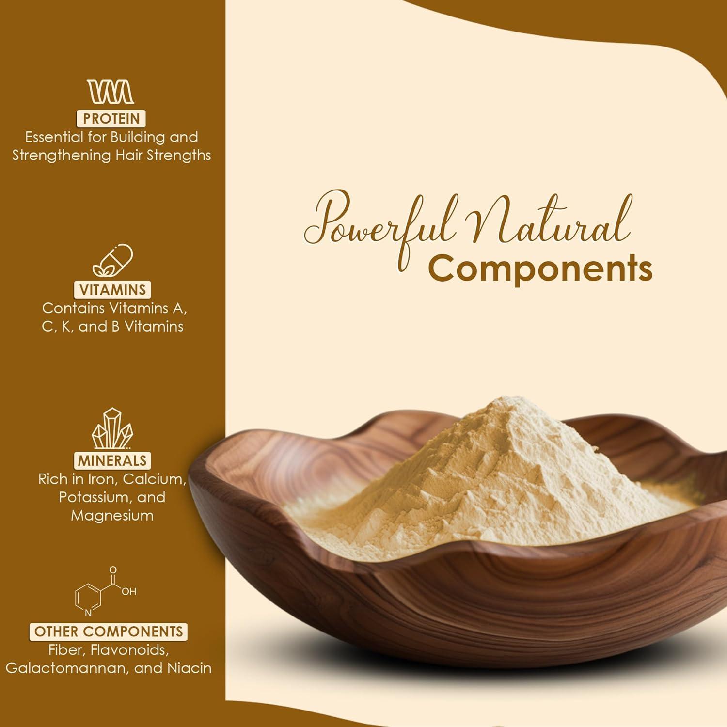 Polvo de Fenogreco Mi Nature 454g - 100% Natural y Vegano