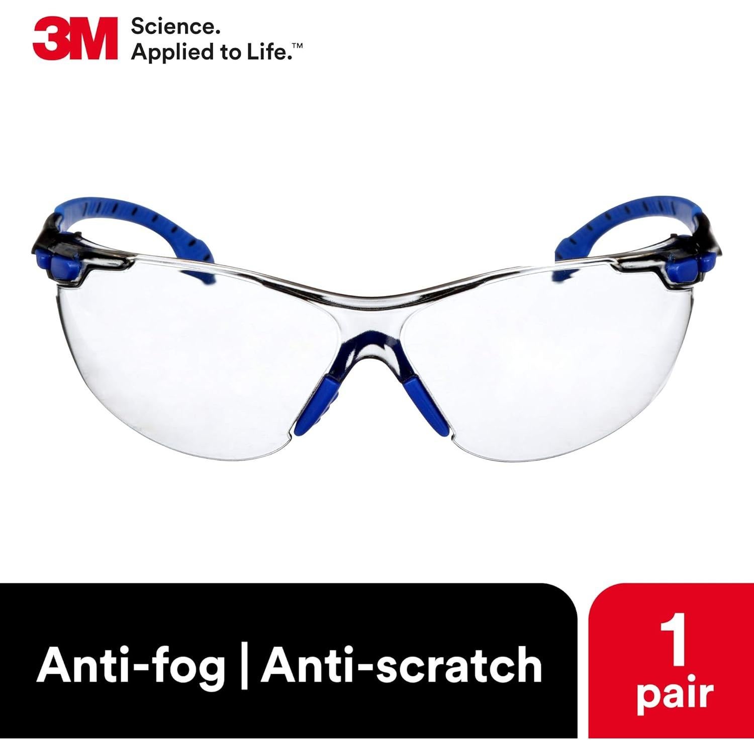 Gafas de Seguridad 3M Solus 1000 Anti-Niebla Lente Gris