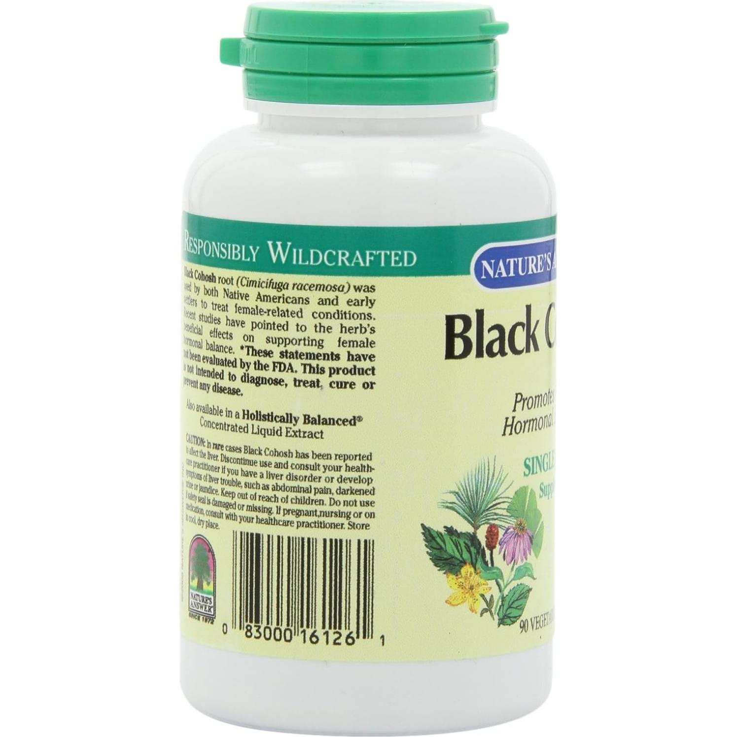 Raíz de Cohosh Negro Nature's Answer 90 Cápsulas 50 mg