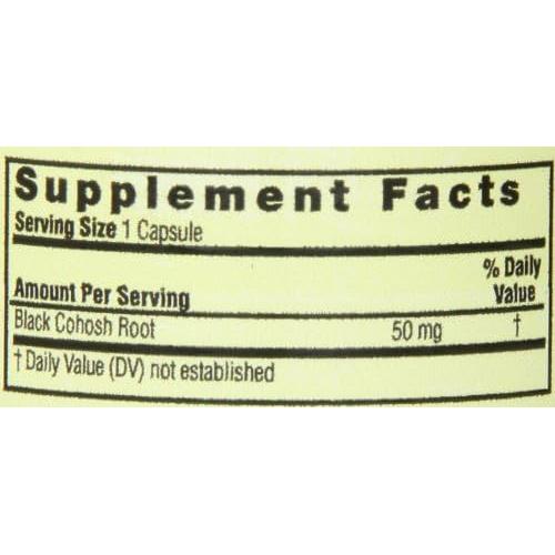 Raíz de Cohosh Negro Nature's Answer 90 Cápsulas 50 mg