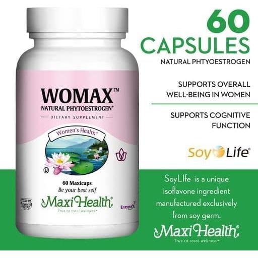 Suplemento Menopausia Mujeres Womax 60 Cápsulas Cohosh Negro