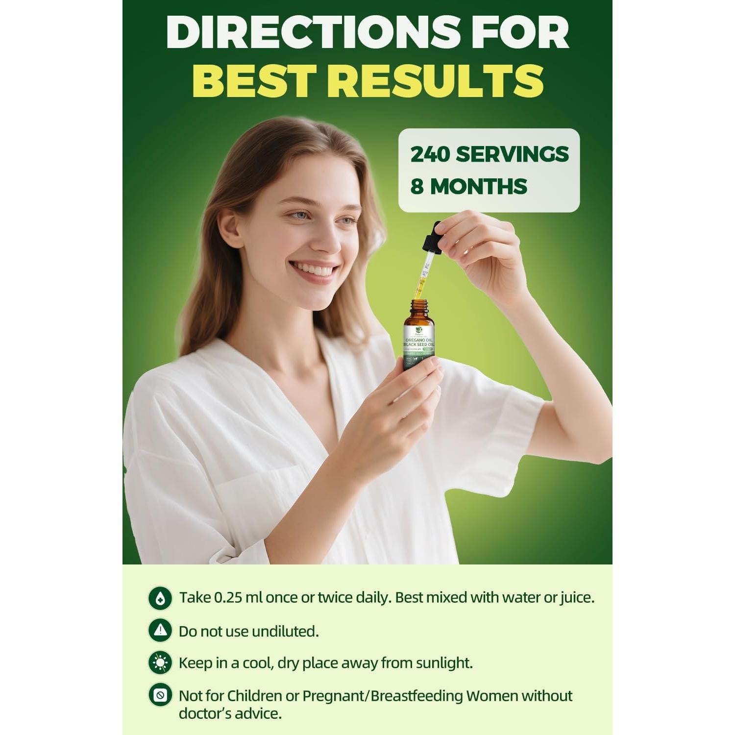 Aceite de Orégano 4 en 1 Lukaree 59.15 ml - Vegano y Natural