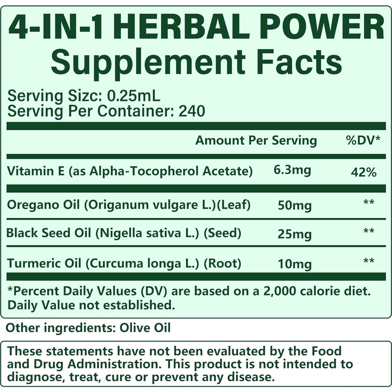 Aceite de Orégano Trihood 59.15 ml 80% Carvacrol Vegano