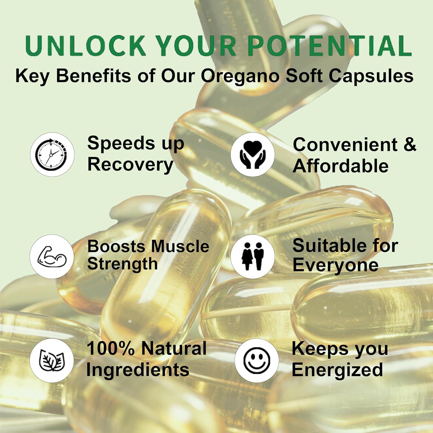 Suplemento de Aceite de Orégano y Semilla Negra WUJECT 180 Softgels