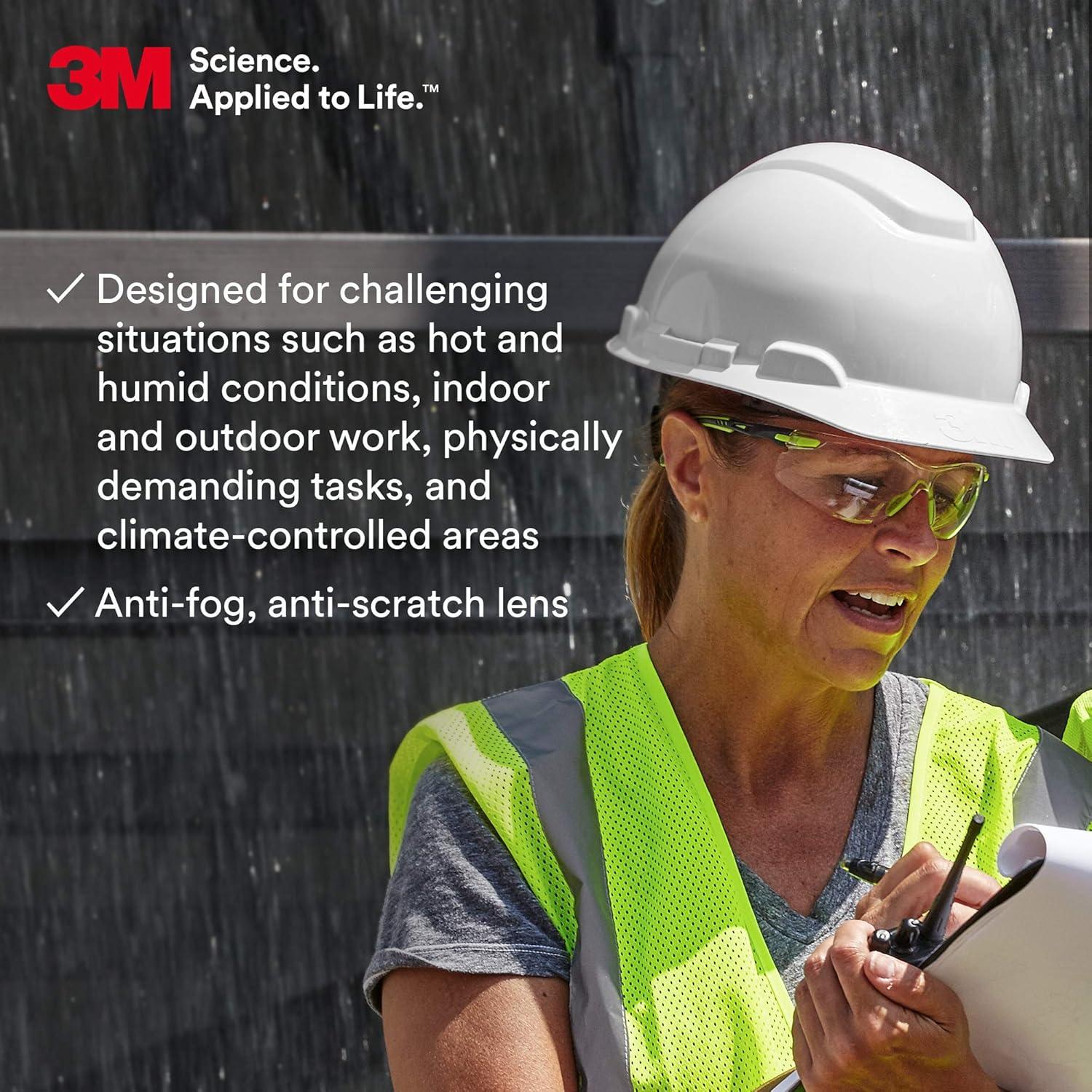 Gafas de Seguridad 3M Solus 1000 Lente Anti-Niebla UV