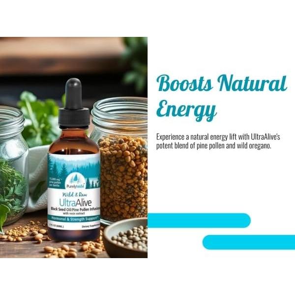 Aceite de Semilla Negra Purely Wild 59 ml - Soporte Hormonal y Vitalidad