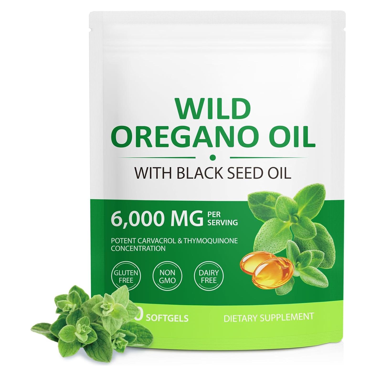 Suplemento de Aceite de Orégano 120 Gelatinas Blandas - Daiasns