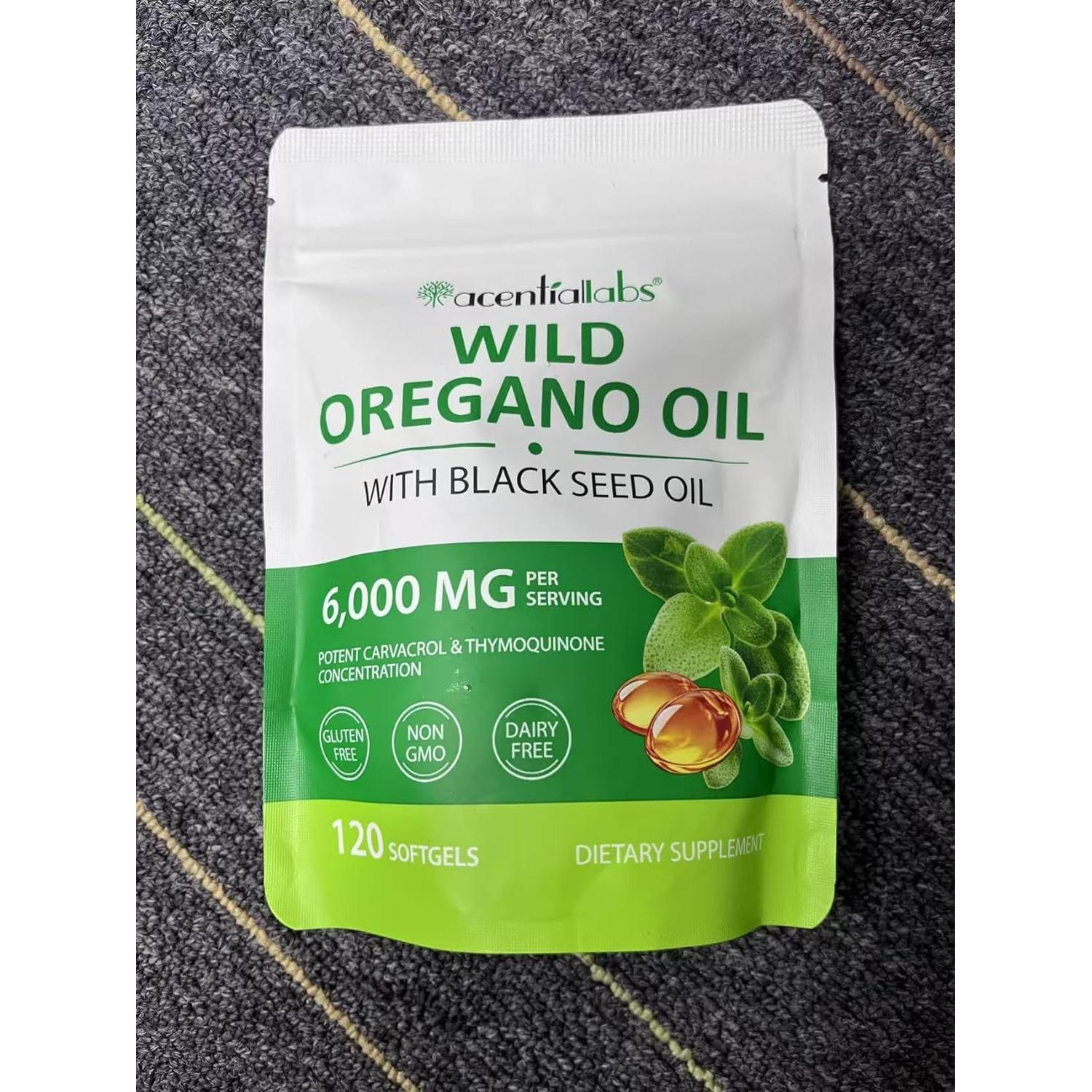 Suplemento de Aceite de Orégano 120 Gelatinas Blandas - Daiasns