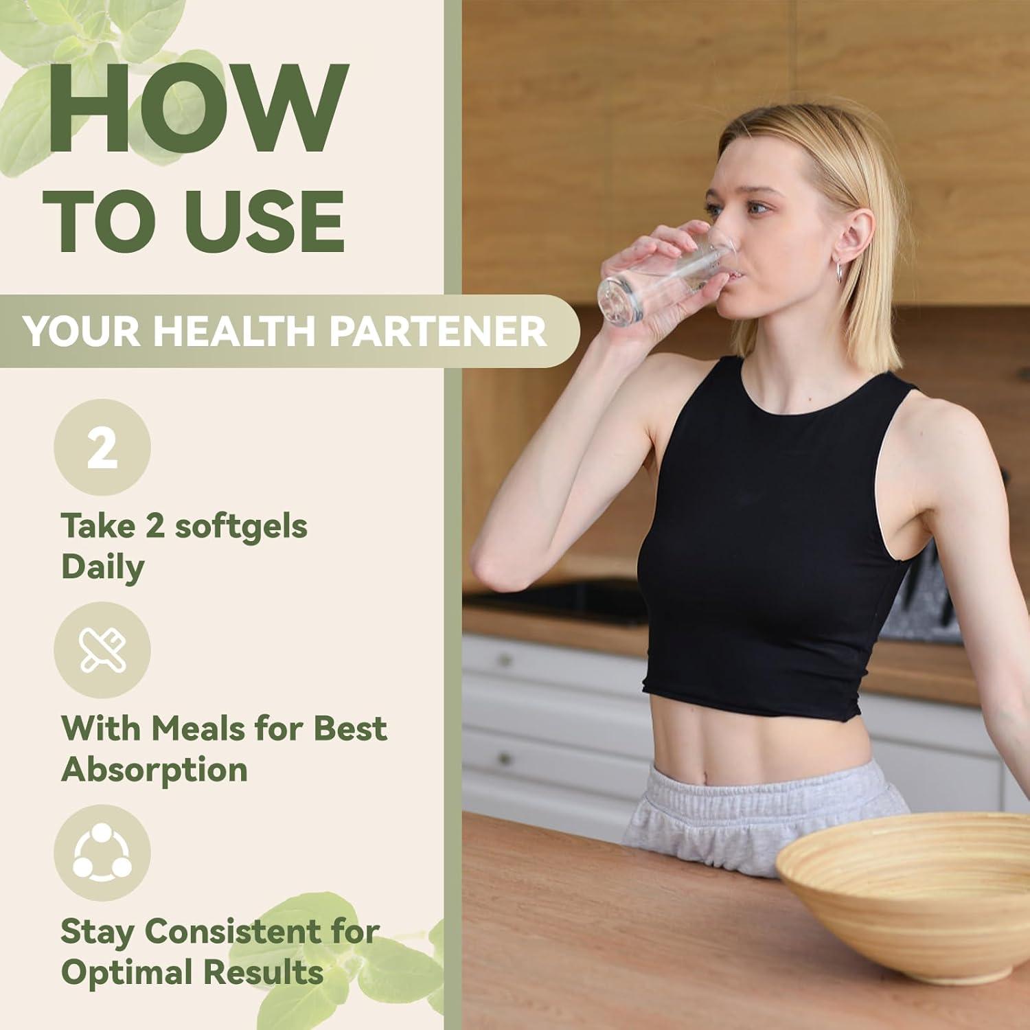 Aceite de Orégano 6000mg + Semilla Negra 200mg - 150 Softgels