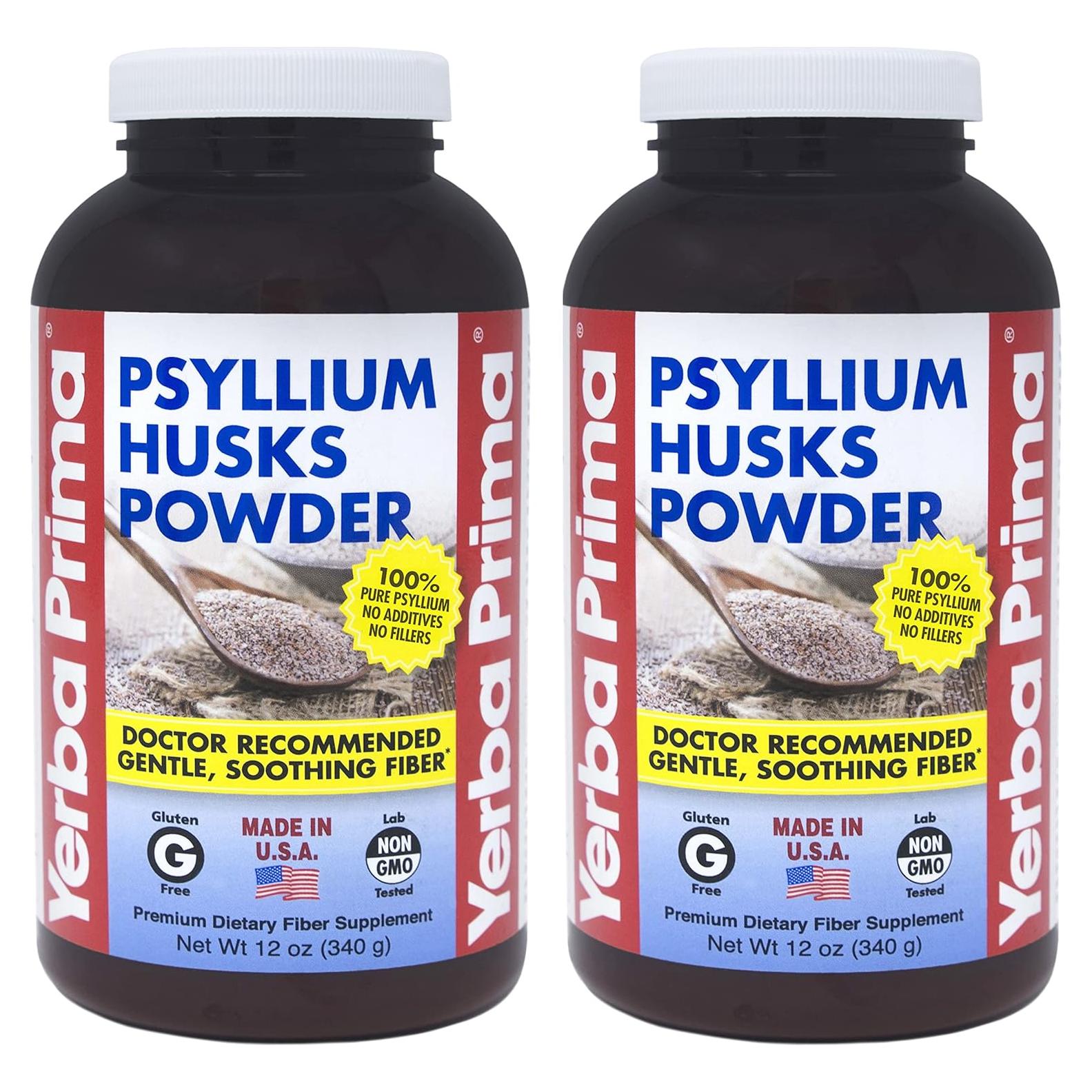 Yerba Prima Polvo de Cáscara de Psyllium 680 g - Suplemento de Fibra